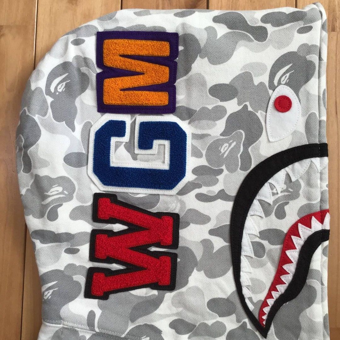 Bape × Nigo 🔥2008 Harajuku store camo🔥 BAPE shark full zip hoodie NIGO Size US L / EU 52-54 / 3 - 4 Thumbnail