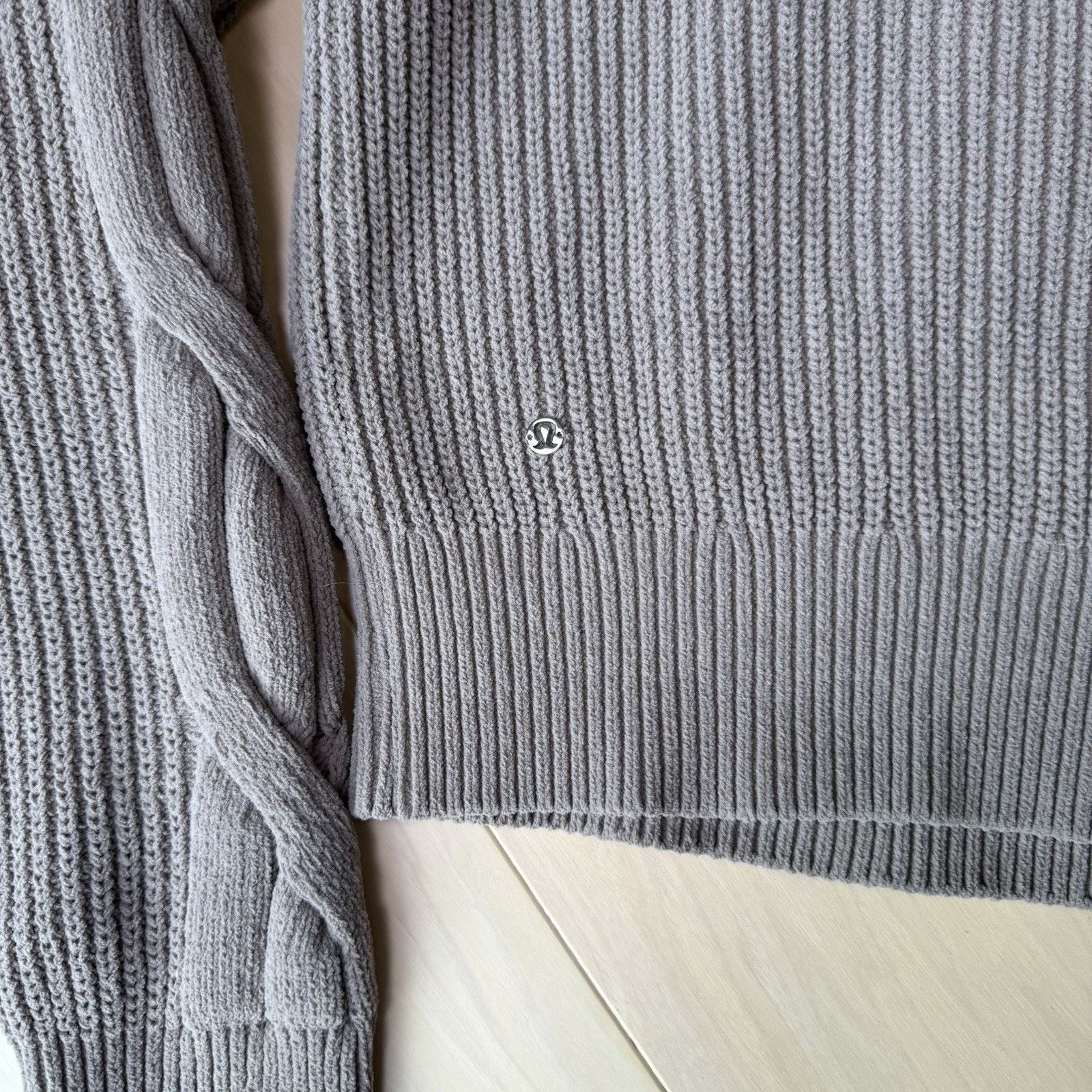 Lululemon Lululemon Cable Knit Oversized Half Zip Sweater Women's S Size S / US 4 / IT 40 - 8 Thumbnail