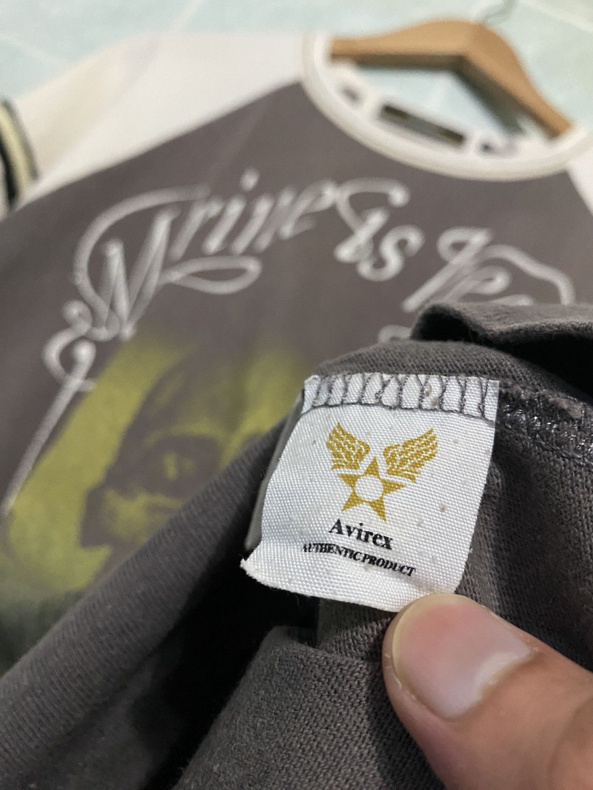 Avirex × Vintage Vintage 90s Avirex Varsity Marine Is Heaven Toxic Skull Size US M / EU 48-50 / 2 - 7 Thumbnail