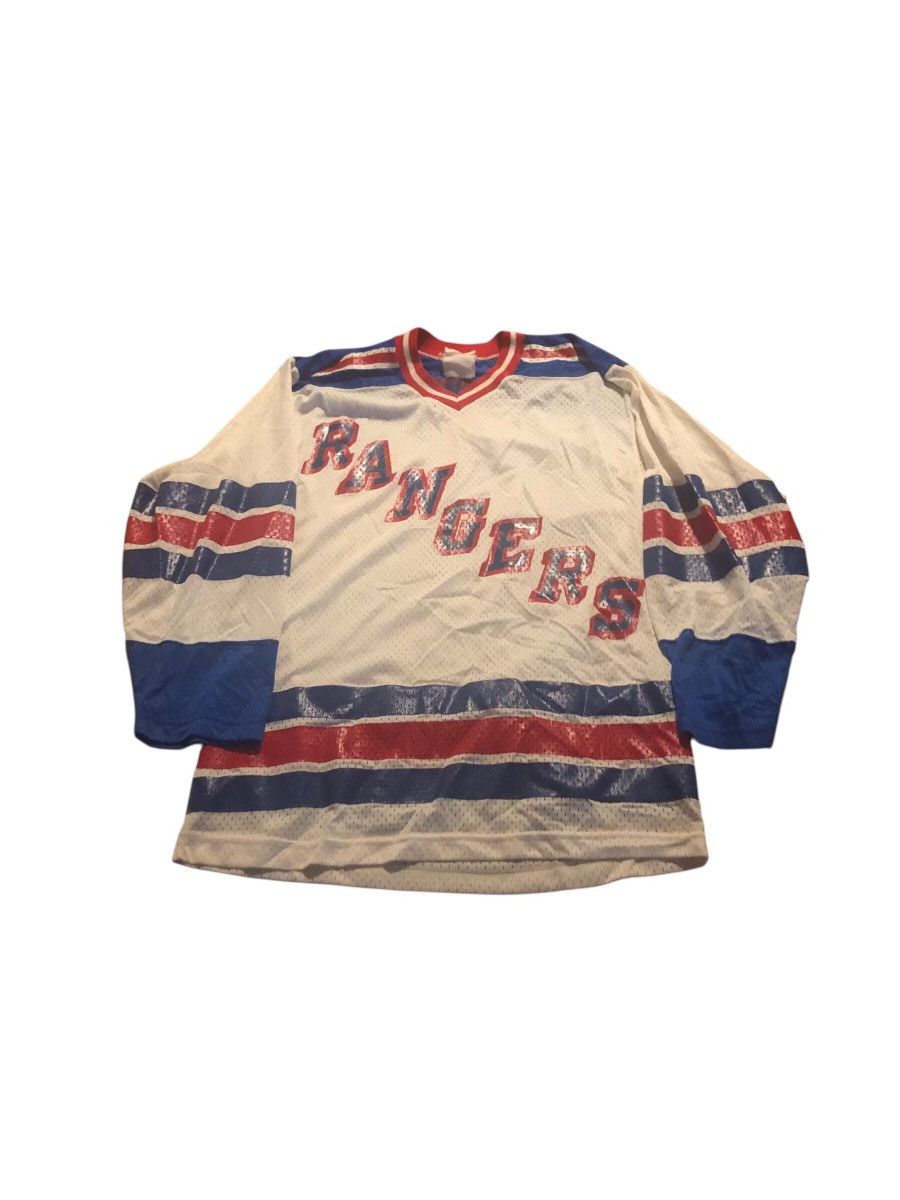 NHL Vintage 90s New York Rangers Hockey Jersey S/M Size US M / EU 48-50 / 2 - 1 Thumbnail