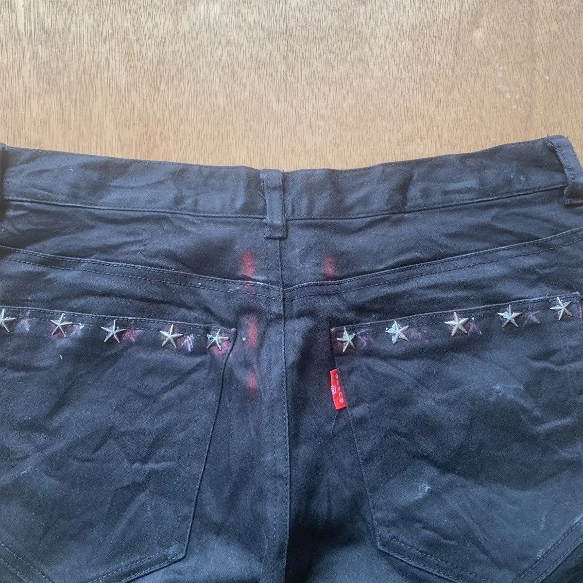 semanticdesign OZONE TOKYO JAPANESE TROUSERS SPIKE STARTS BLACK PANTS Size US 28 / EU 44 - 13 Thumbnail