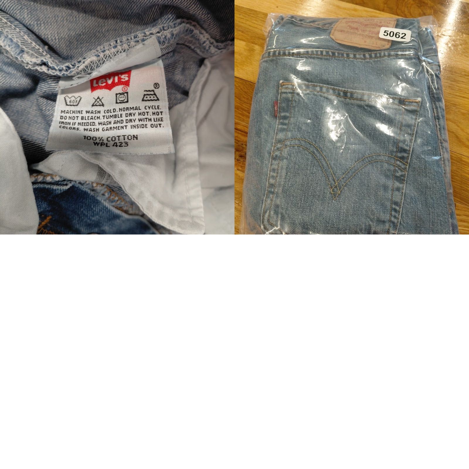 Levi's VINTAGE Levi's 501 Jeans Mens 33x32 Blue Denim Button Fly Y2K 02/05 Act 31x32 Classic Straight 5-Pocket Size US 33 - 9 Thumbnail
