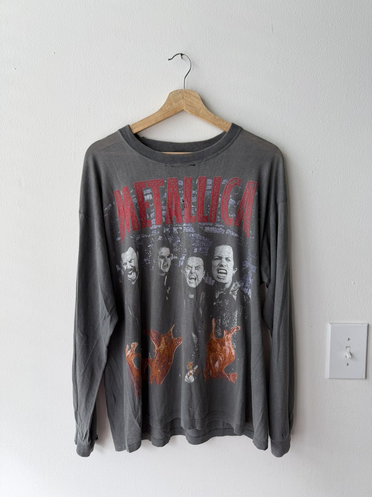 Vintage 90’s Metallica long sleeve band tee Size US L / EU 52-54 / 3 - 1 Thumbnail