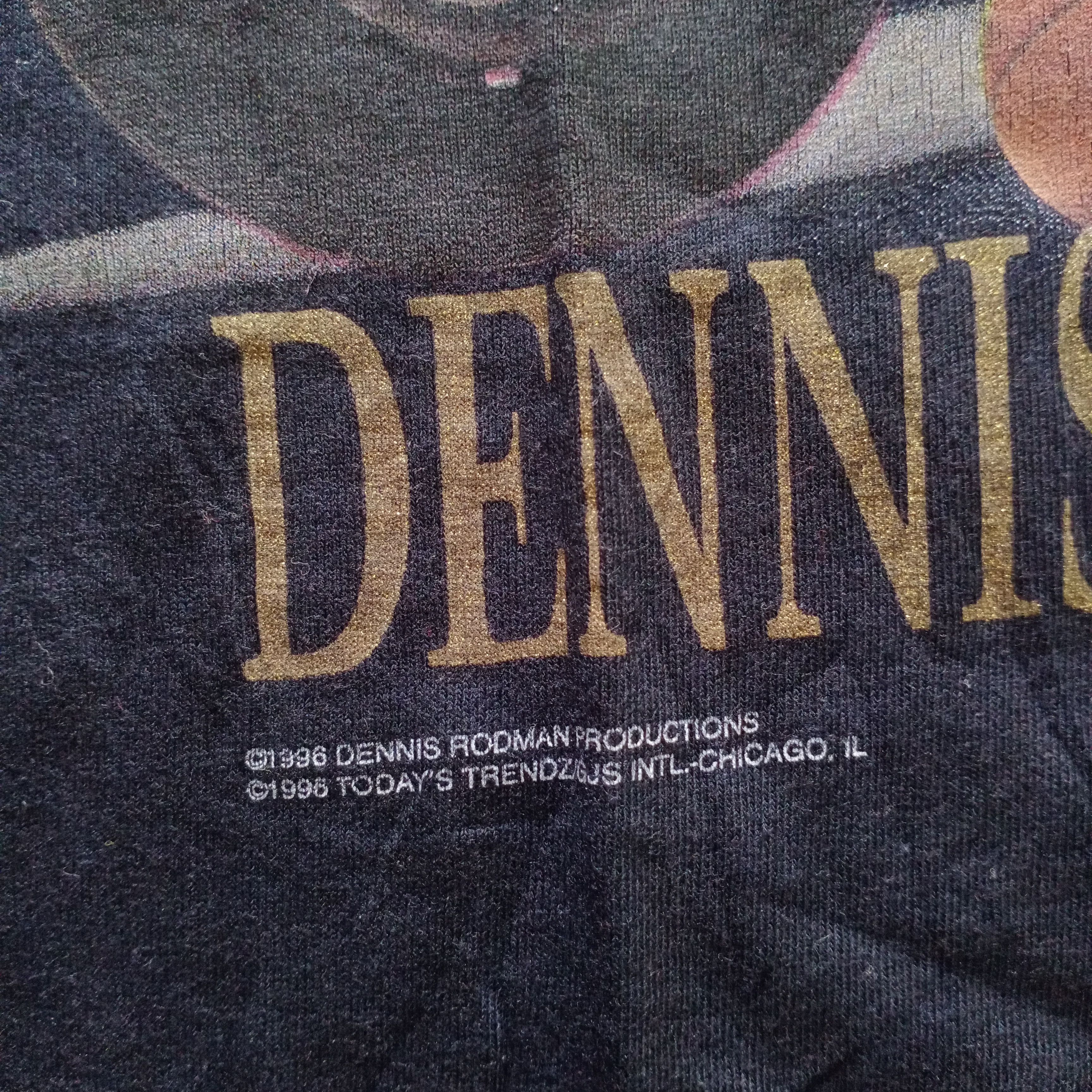 NBA × Vintage Vintage 1996 Dennis Rodman Bad As I Wanna Be T Shirt Size US M / EU 48-50 / 2 - 5 Thumbnail