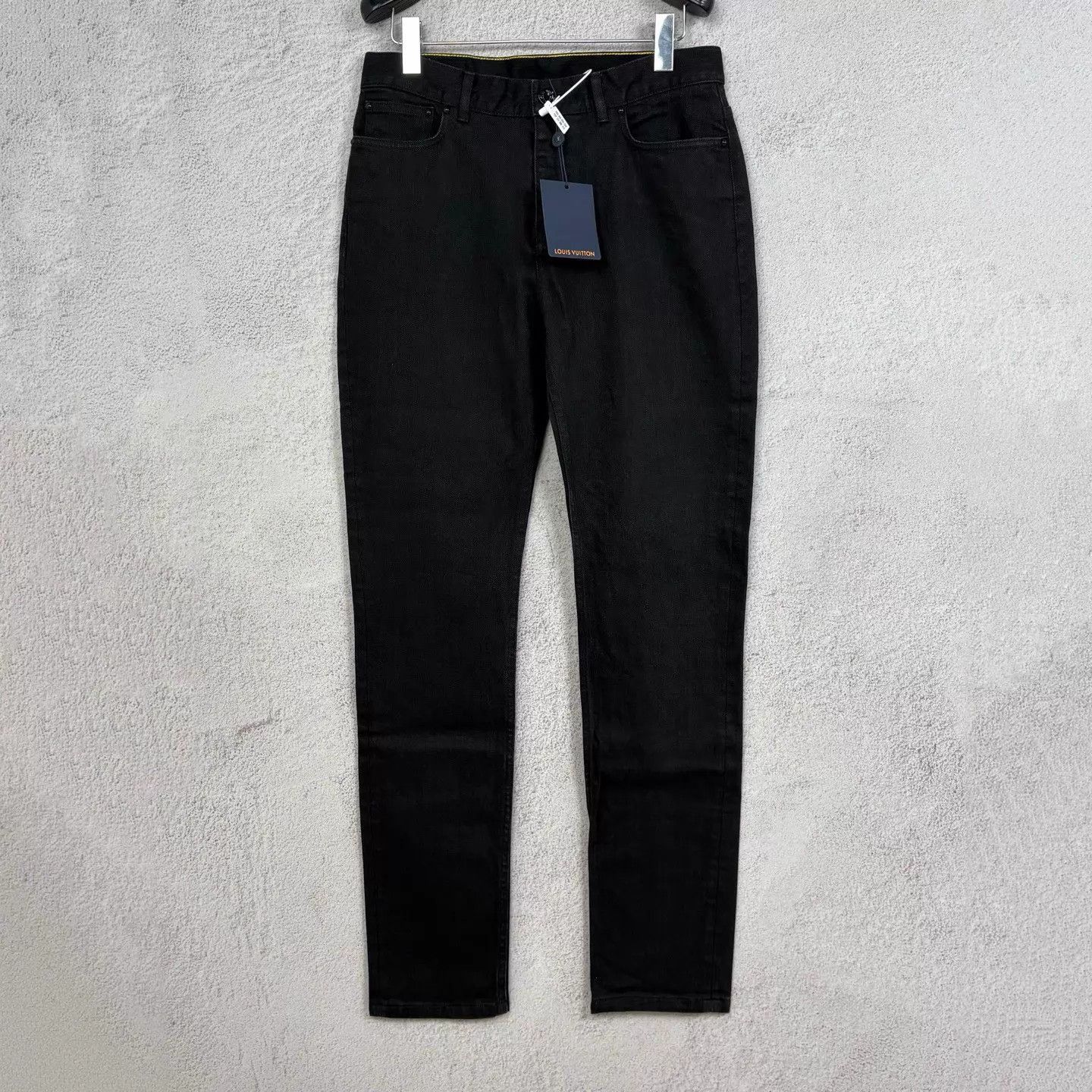 Louis Vuitton Black Denim Pants Size US 32 / EU 48 - 1 Thumbnail