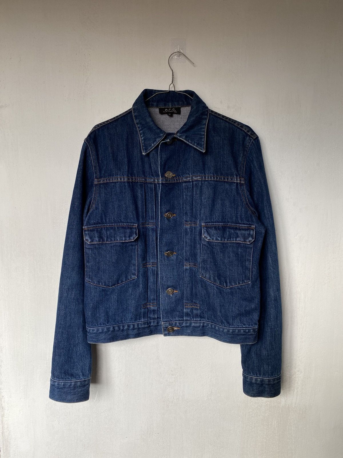 A.P.C. × Japanese Brand APC Type 2 Selvedge Trucker Denim Size US M / EU 48-50 / 2 - 1 Thumbnail