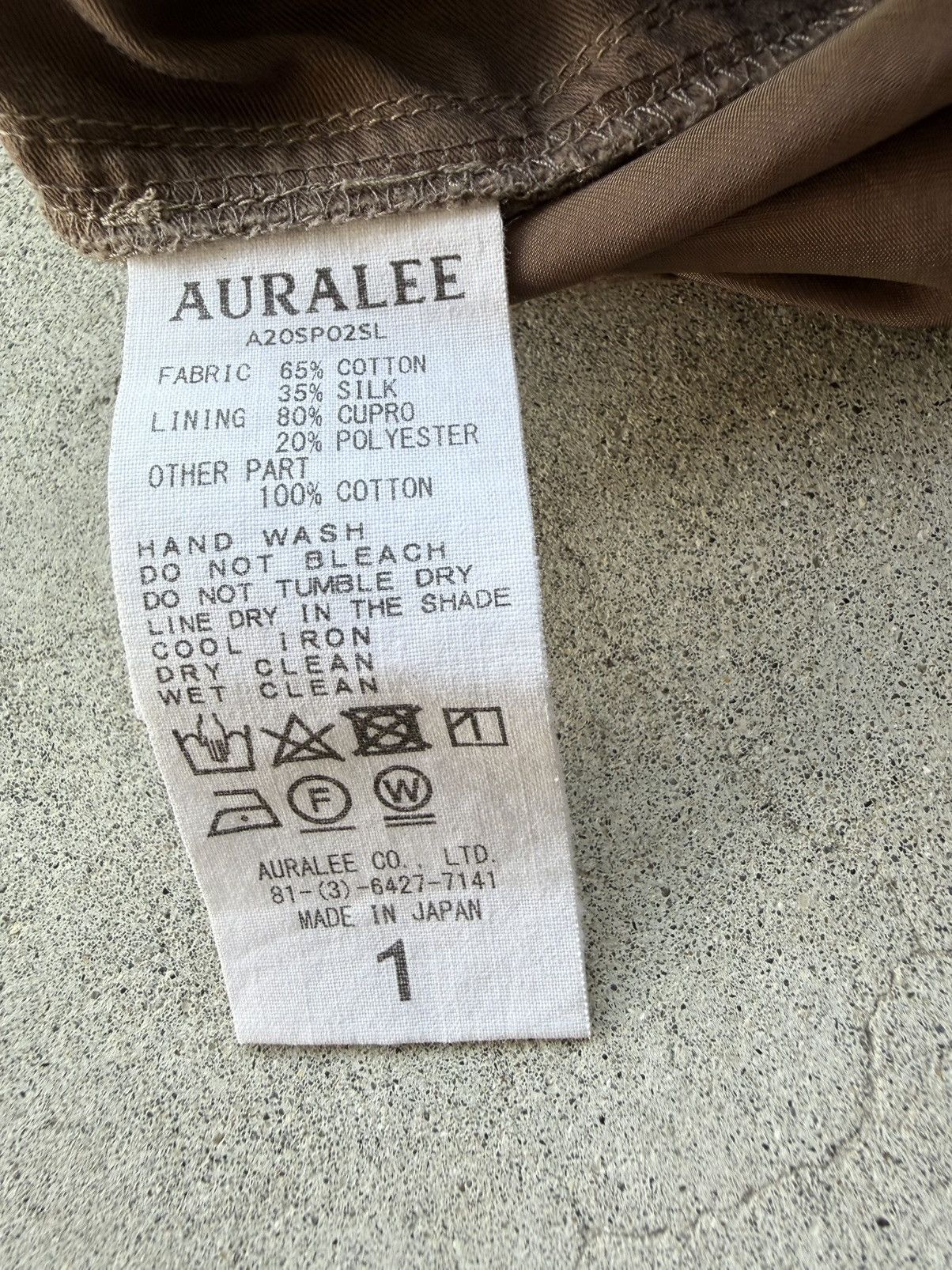Auralee AURALEE SILK COTTON CLOTH WIDE PANTS Size US 28 / EU 44 - 9 Thumbnail