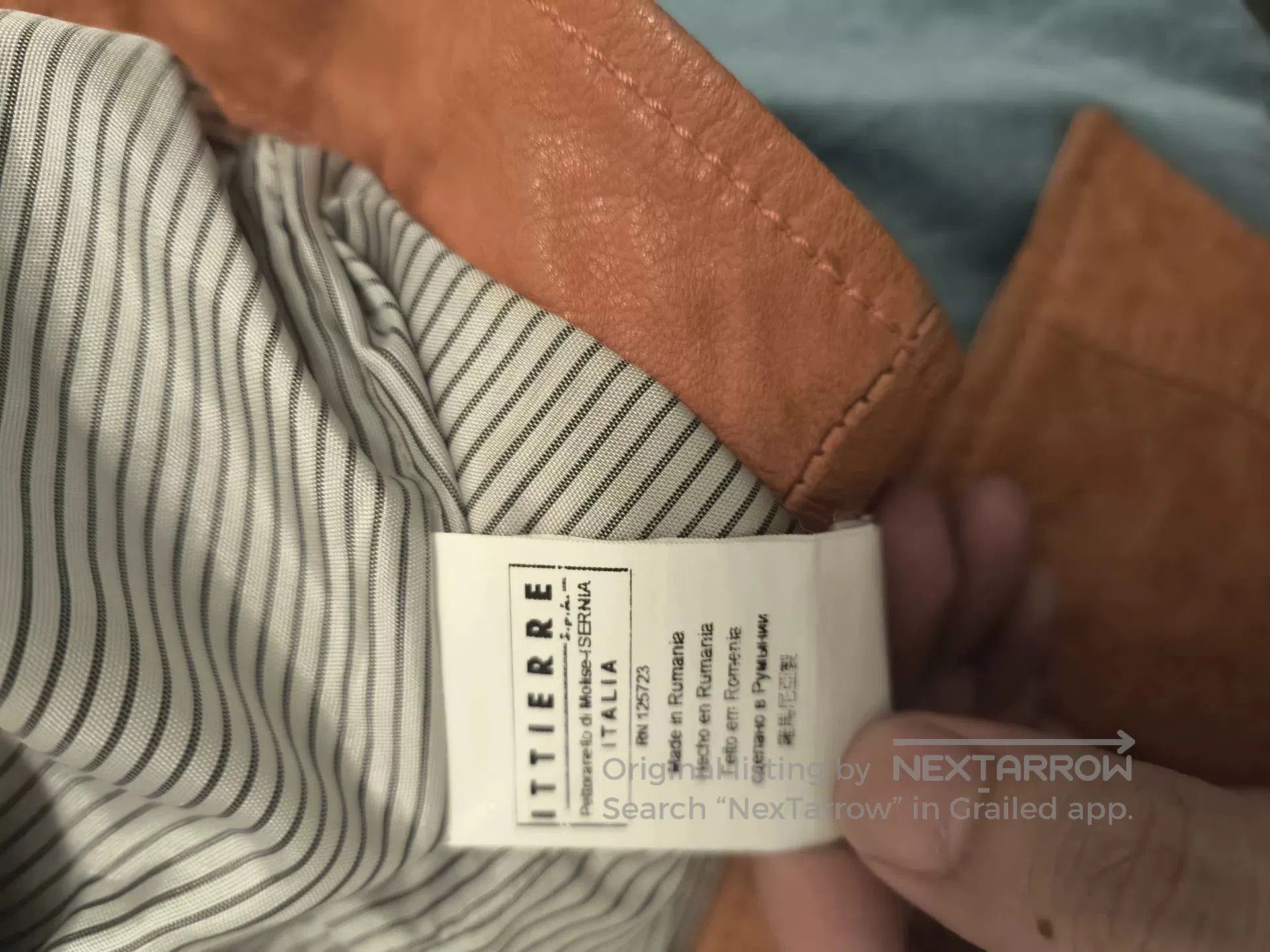 Balmain Balmain Orange Leather Jacket. Size M / US 6-8 / IT 42-44 - 6 Thumbnail