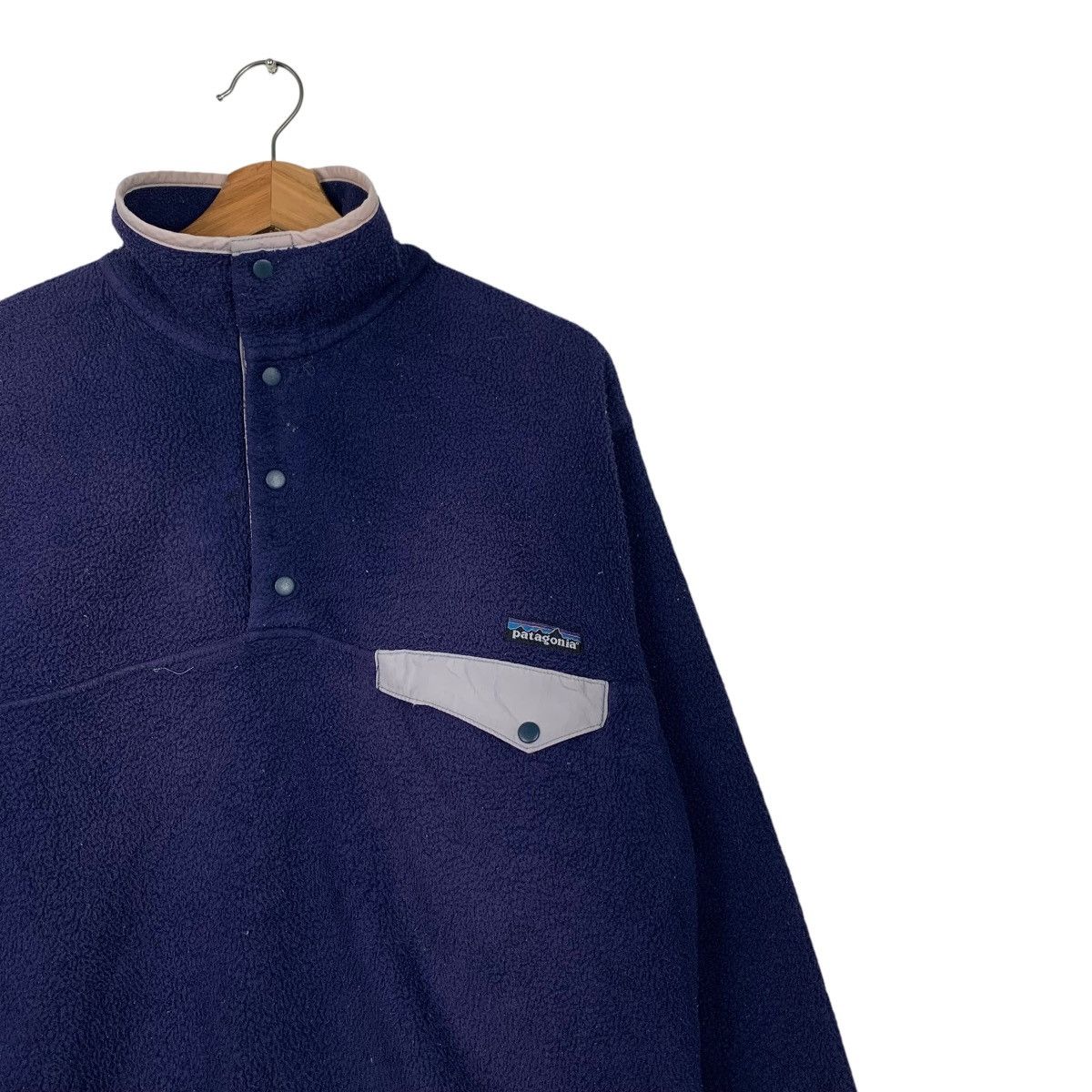 Patagonia PATAGONIA Snap Button Turtleneck Pullover Fleece #2066-C90 Size US S / EU 44-46 / 1 - 4 Thumbnail