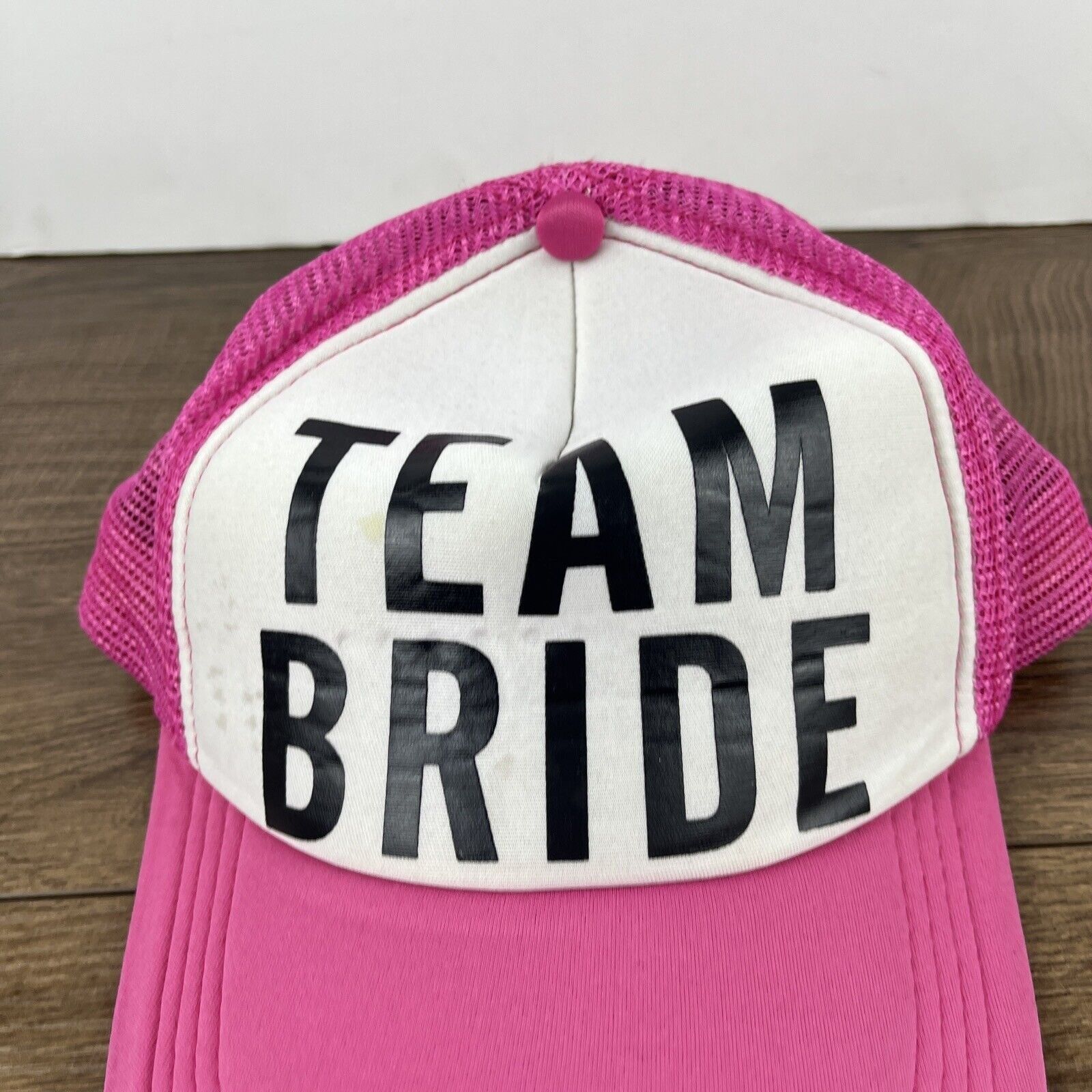 Other Team Bride Hat Bride Snapback Pink Hat Adjustable Adult Size Size ONE SIZE - 7 Thumbnail
