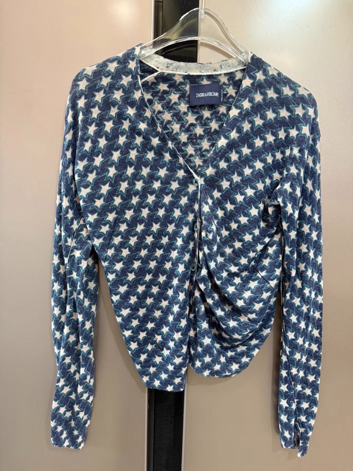 Zadig & Voltaire Zadig & Voltaire Star Printed Long Sleeve Shirt K31 Size XS / US 0-2 / IT 36-38 - 1 Thumbnail