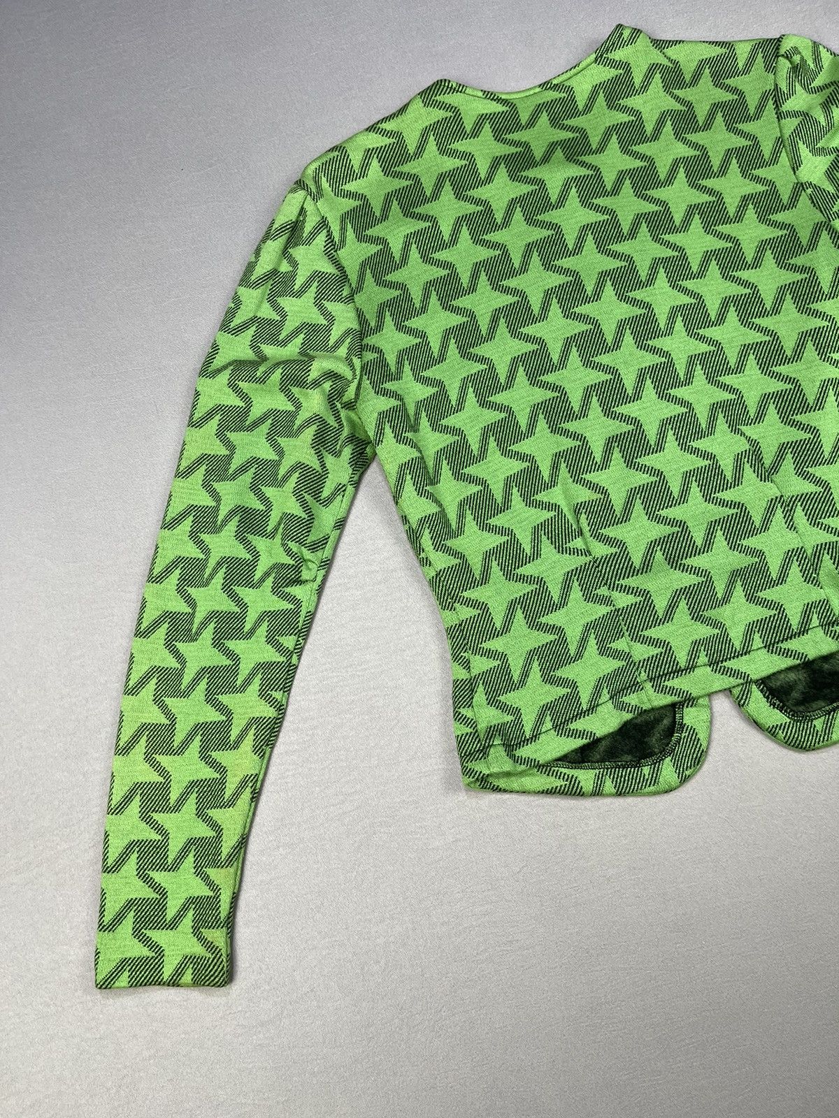 Norma Kamali Norma Kamali Green Starred Crop Top Size M / US 6-8 / IT 42-44 - 10 Thumbnail