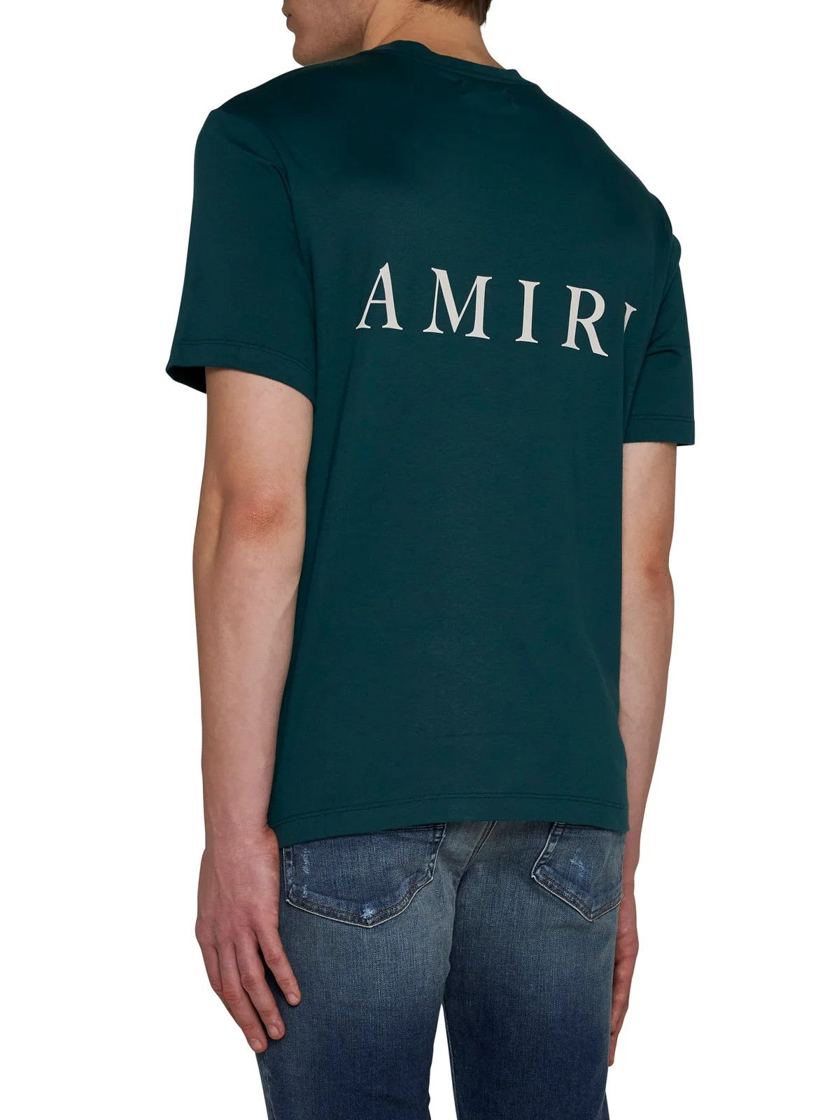 Amiri o1w1db10125 MA Logo T-Shirt in Forest Green Size US S / EU 44-46 / 1 - 3 Thumbnail