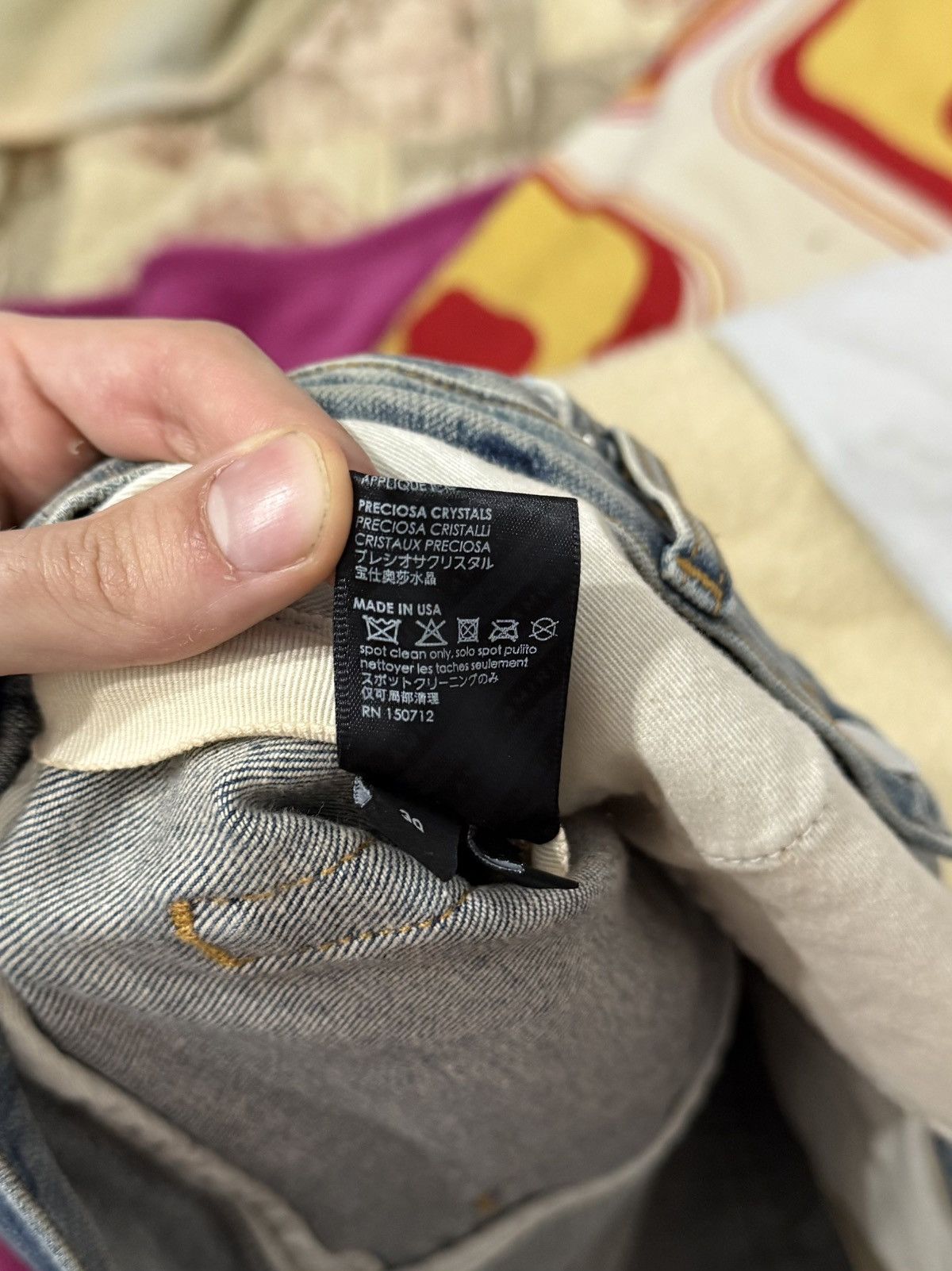 Amiri Amiri Crystal MX1 Jeans Size US 30 / EU 46 - 15 Thumbnail