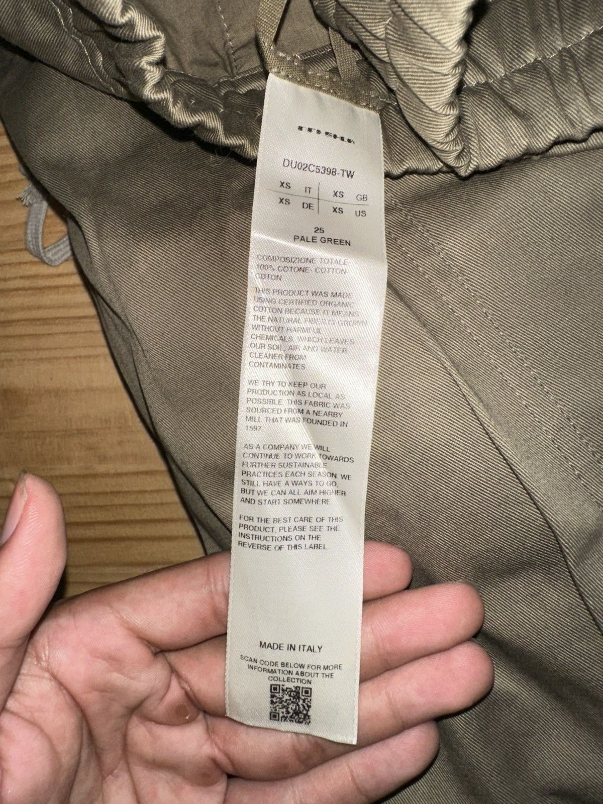 Rick Owens Drkshdw Rick owens khaki double jumbo belas Size US 30 / EU 46 - 4 Thumbnail