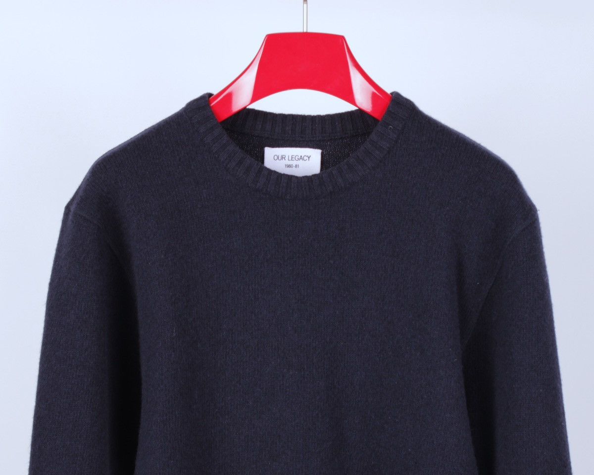 Designer × Our Legacy OUR LEGACY 1980-81 Virgin Wool Boiled Knit Sweater Size US L / EU 52-54 / 3 - 2 Thumbnail