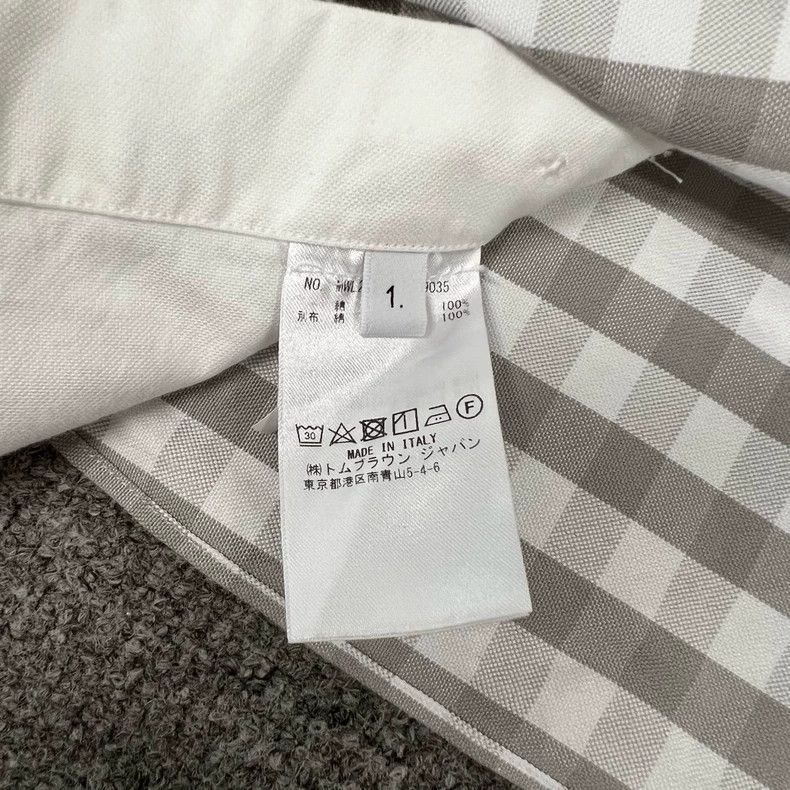 Thom Browne Thom Browne Patchwork long-sleeved shirt Size US S / EU 44-46 / 1 - 7 Thumbnail