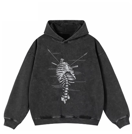 Japanese Brand × Vintage "The X-ray Fact-L" Hoodie Size US L / EU 52-54 / 3 - 1 Thumbnail