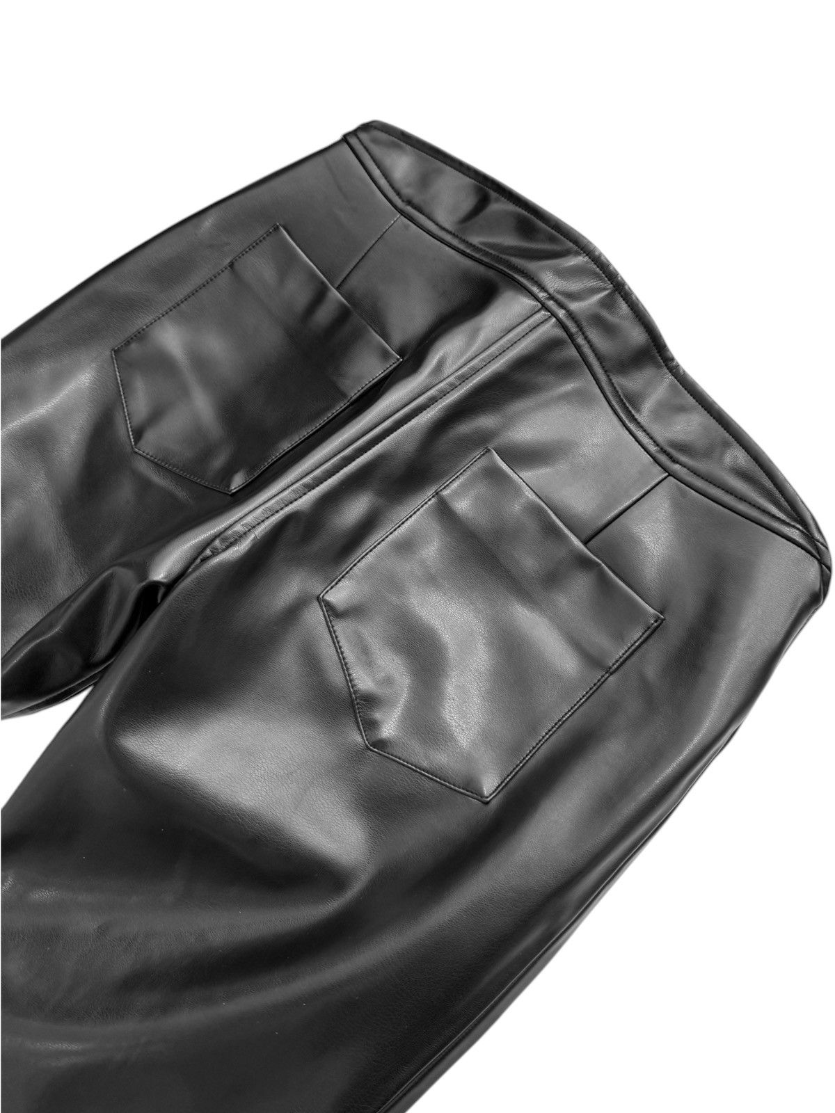 Mowalola Airbrushed Grope Vegan Leather Pants Size US 26 / EU 42 - 9 Thumbnail