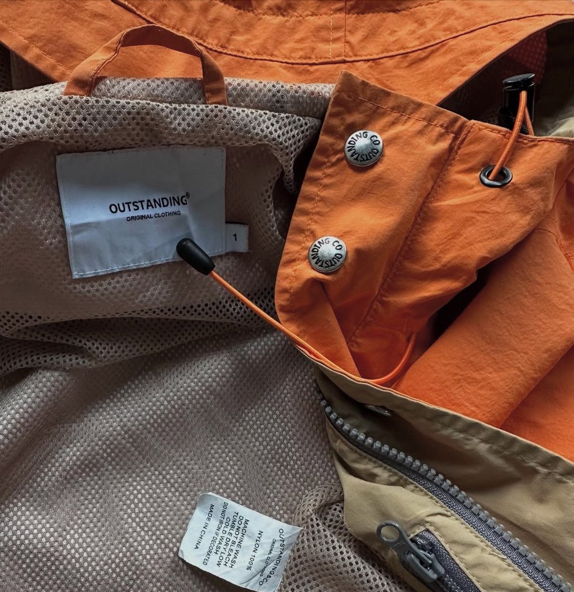 DAIWA PIER39 Outstanding & Co Hunting Hood Jacket Orange Size US XL / EU 56 / 4 - 8 Thumbnail