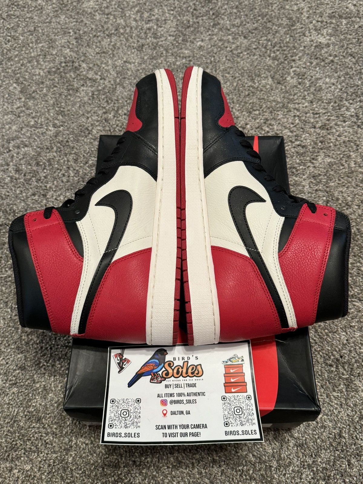 Jordan Brand Jordan 1 bred toe size 14 Size US 14 / EU 47 - 3 Thumbnail