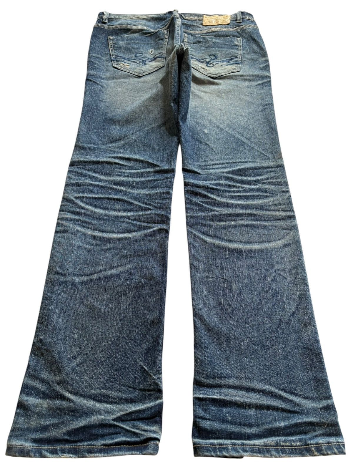 Japanese Brand Vintage Japanese Brand Faded Mud Wash Distressed Jeans Size US 34 / EU 50 - 2 Thumbnail