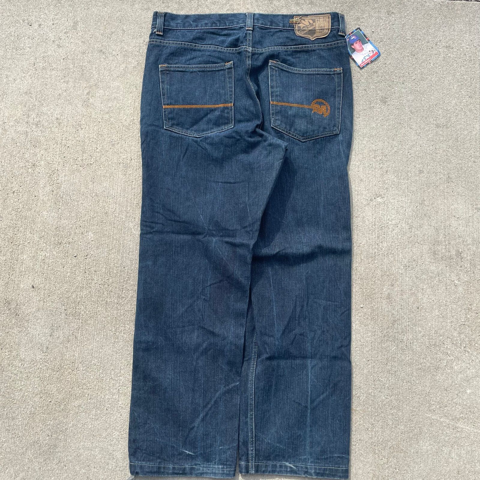 Mecca Mecca USA Jeans 36x30 Baggy Denim Dark Wash Y2K Streetwear Size US 36 / EU 52 - 1 Thumbnail