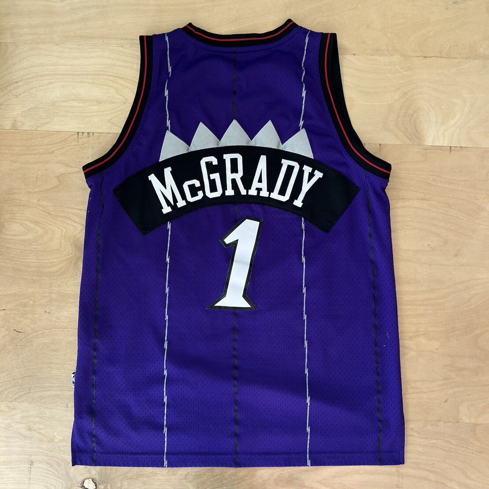 Adidas Tracy Mcgrady Toronto Raptors Jersey L Purple Adidas Size US L / EU 52-54 / 3 - 7 Thumbnail