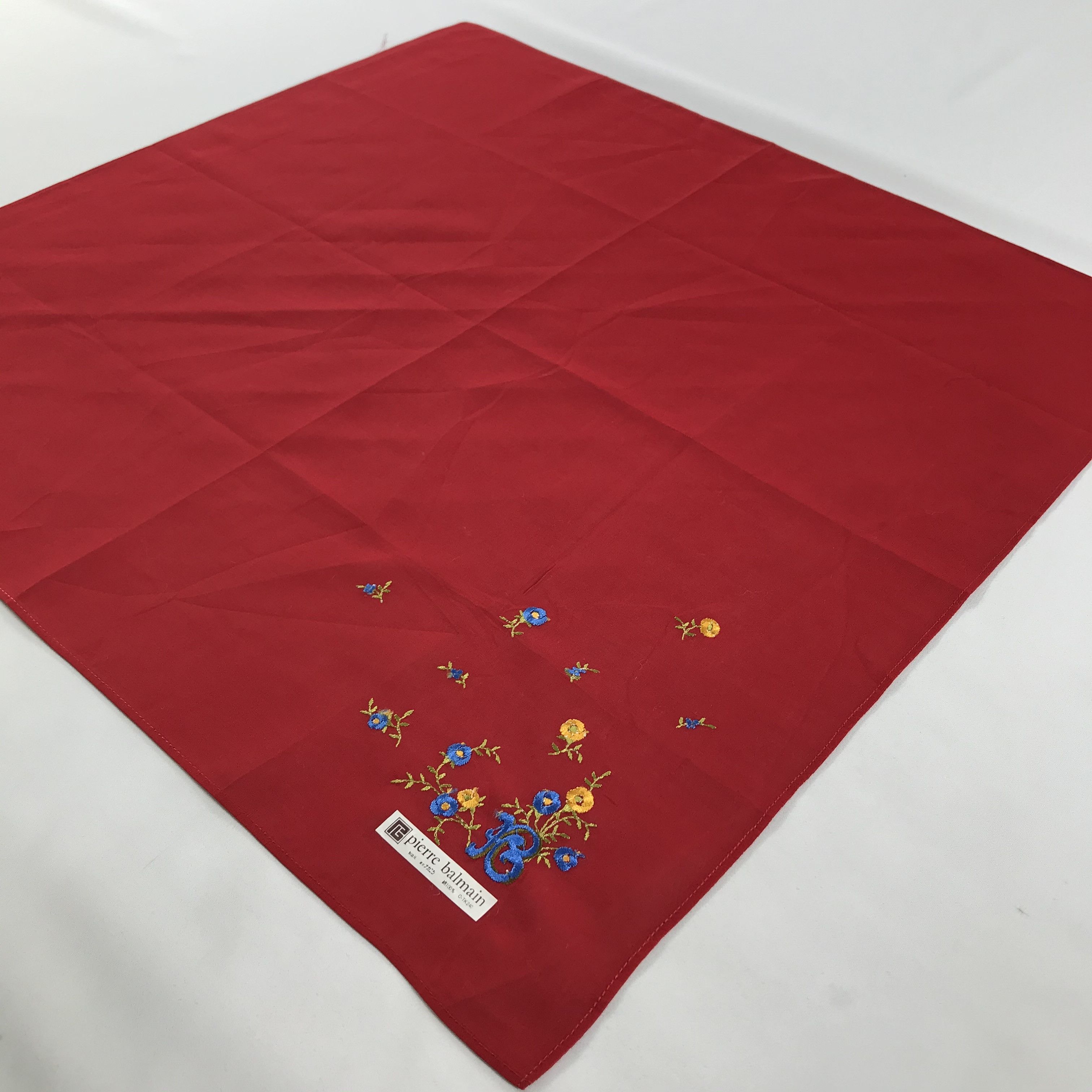 Pierre Balmain × Vintage Pierre Balmain Bandana / Handkerchief / Neckerchief - S1316 Size ONE SIZE - 2 Thumbnail