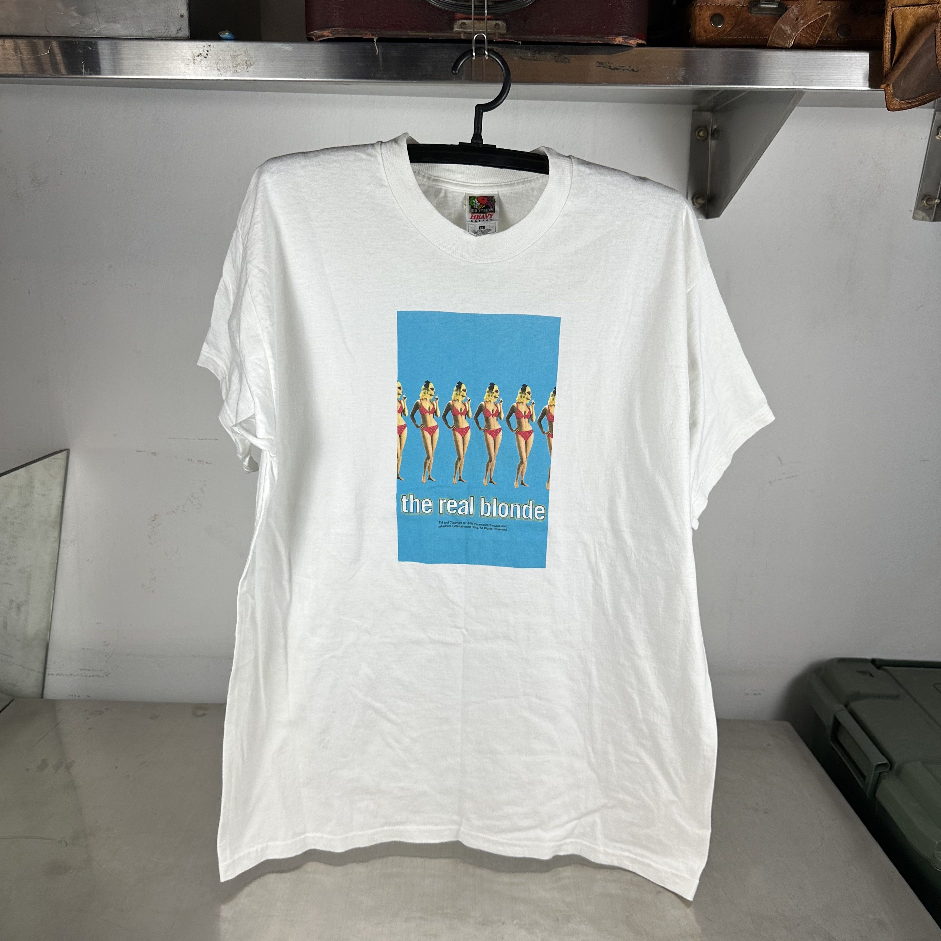 Vintage 1998 The Real Blonde Paramount Pictures Movie Promo T-Shirt Size US XL / EU 56 / 4 - 1 Thumbnail