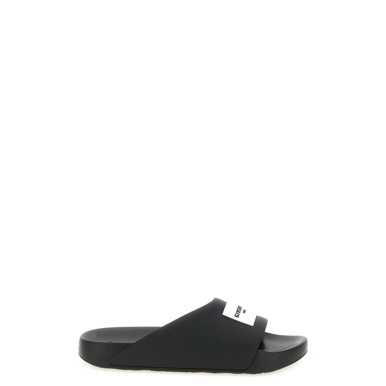 Givenchy GIVENCHY Black Rubber Slides New & Authentic (Women's size:9 Size US 9 / IT 39 - 1 Thumbnail