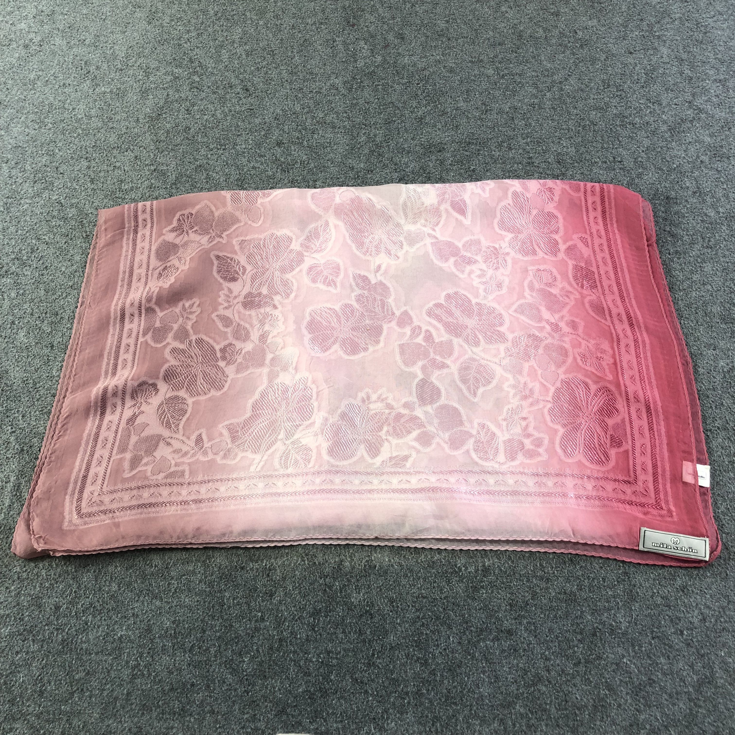 Mila Schon Mila Schon Luxury Silk Stole Silk Scarf M826 Size ONE SIZE - 1 Thumbnail
