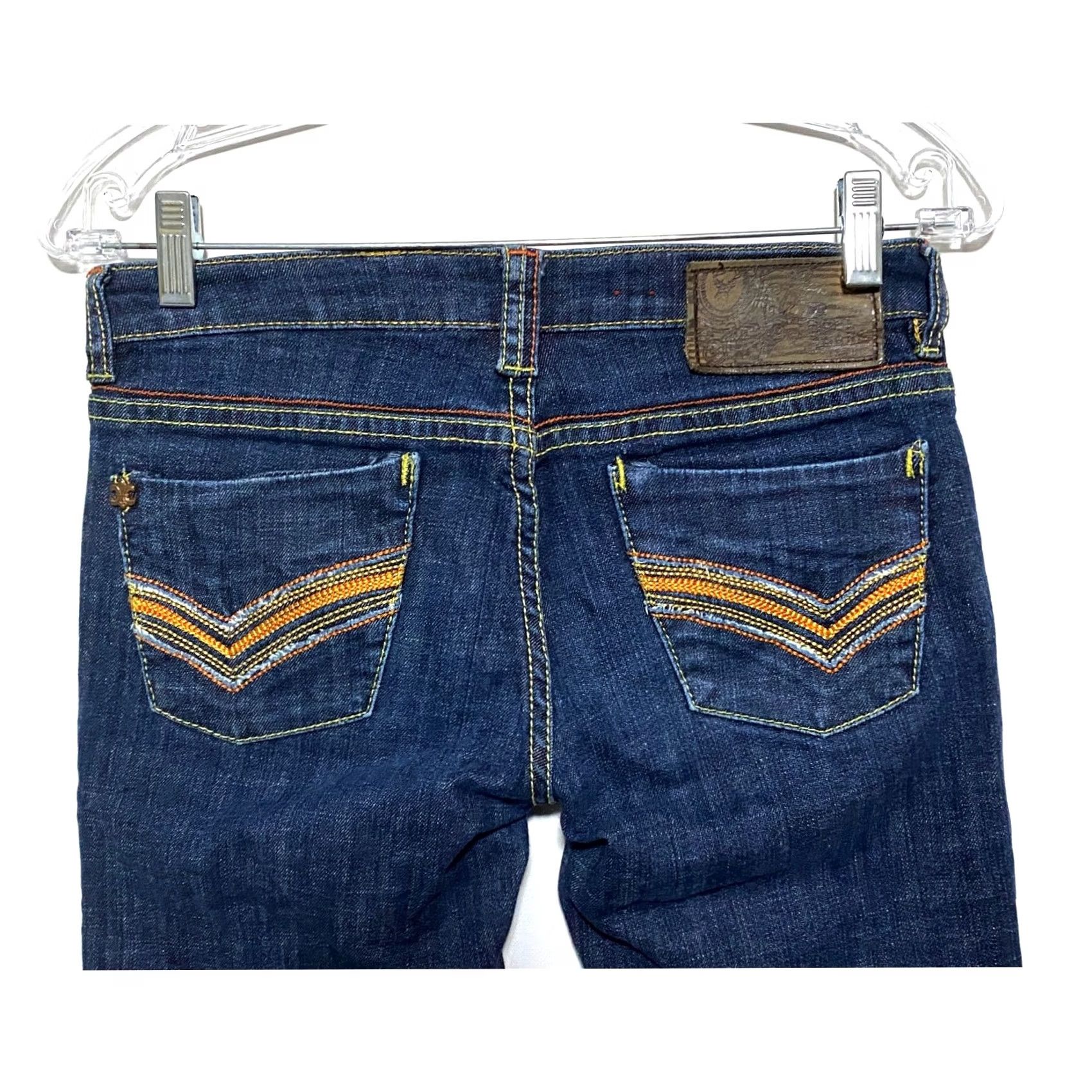 Pepe Jeans VINTAGE Pepe Jeans London 1973 Womens Jeans High-Embroidered Thick Stitch Pockets Y2K Blue 27 Pants Womens Size 27" / US 4 / IT 40 - 3 Thumbnail