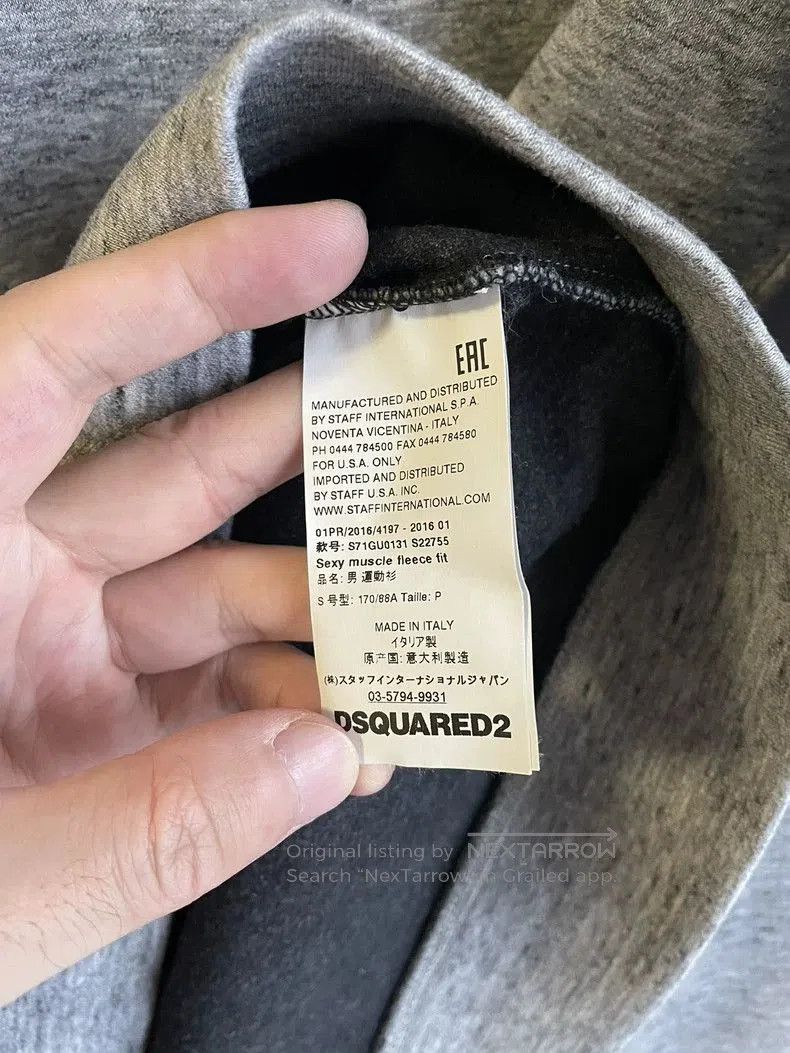 Dsquared2 Dsquared2 Classic Gray Hoodie. Size US S / EU 44-46 / 1 - 6 Thumbnail
