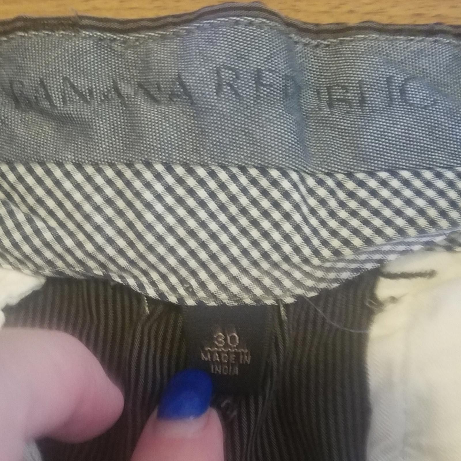 Banana Republic Banana Republic Men's Charcoal Flat Front Shorts 30 Size US 30 / EU 46 - 3 Thumbnail