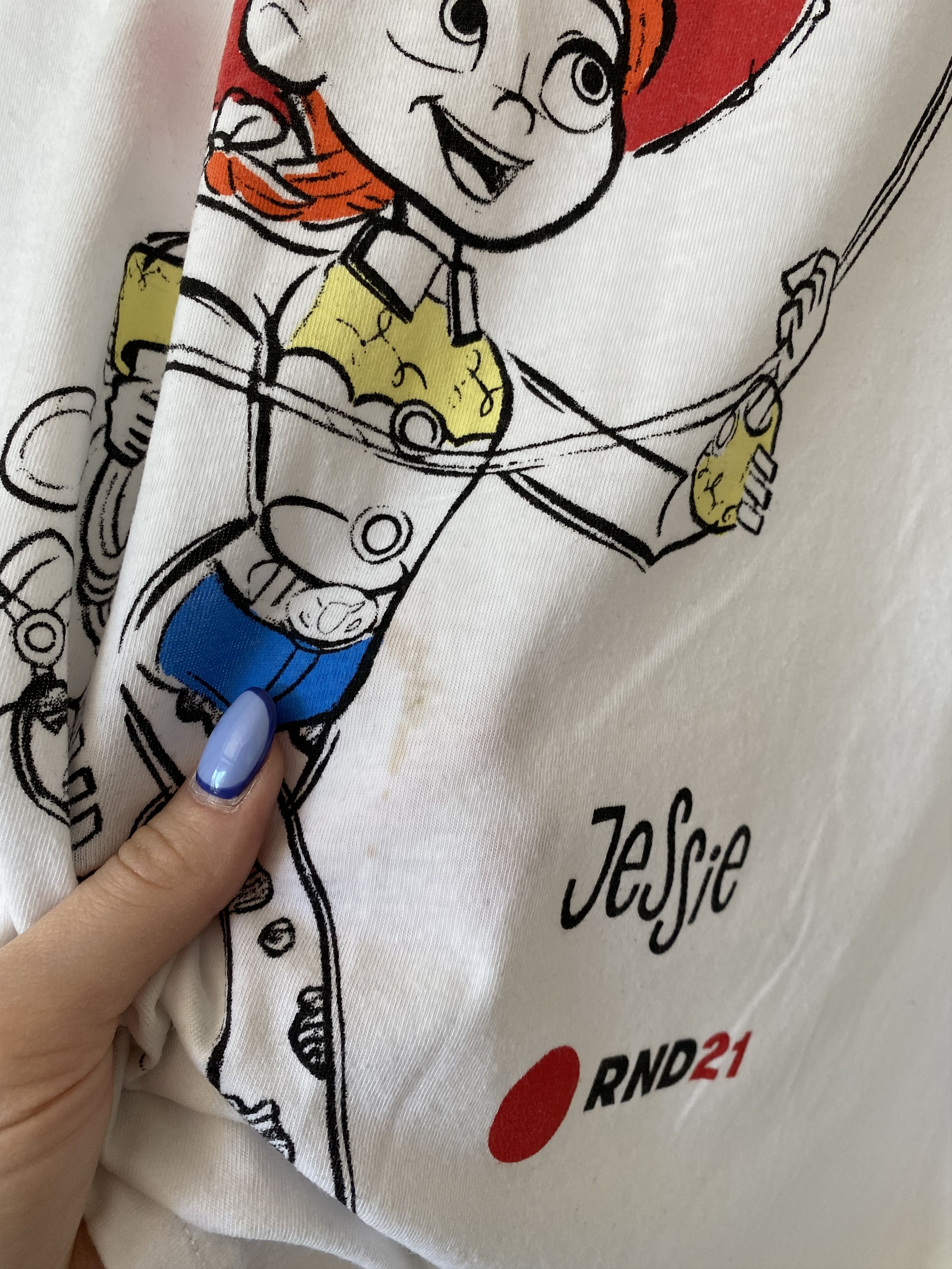 Cartoon Network Comic Relief Toy Story Vintage Jessie Cartoon Tee Size US XL / EU 56 / 4 - 8 Thumbnail