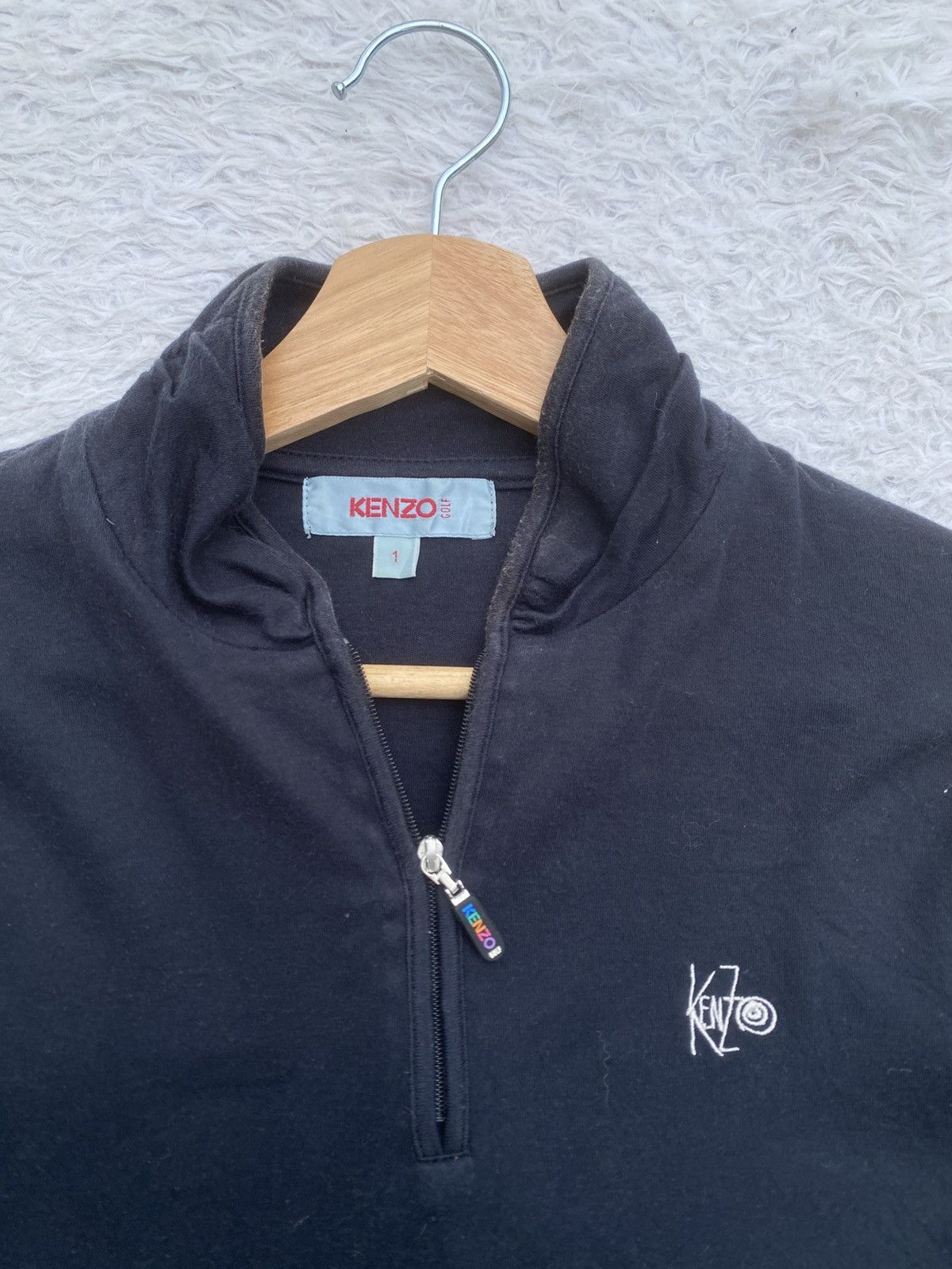 Kenzo Rare KENZO High Neck Longsleeve Shirt Size US S / EU 44-46 / 1 - 1 Thumbnail