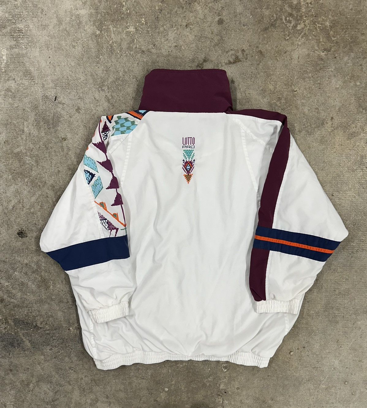 Lotto Sport Vintage 90s Lotto Colour Block Track Jacket Size US XL / EU 56 / 4 - 2 Thumbnail