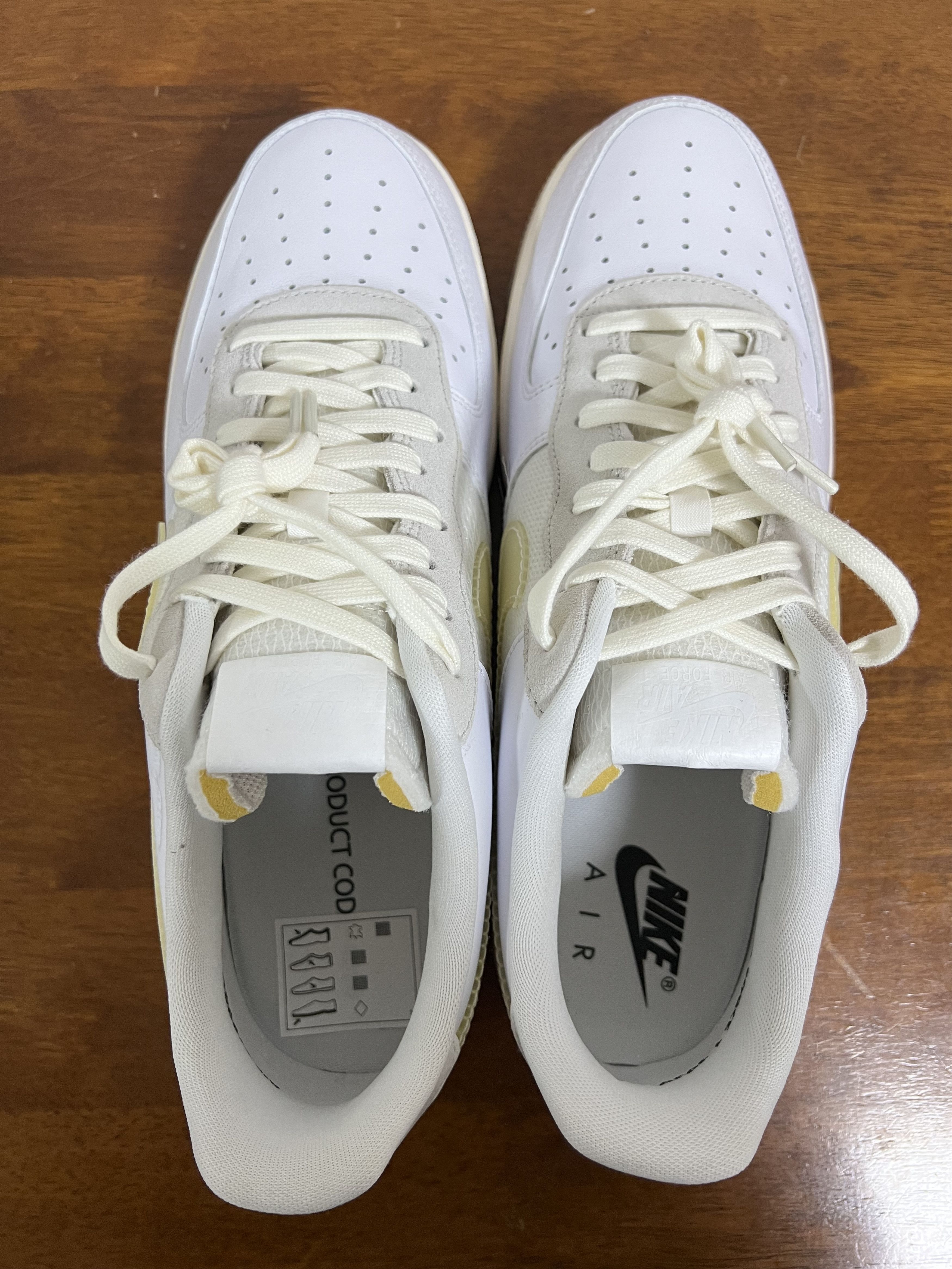 Nike 💚 2020 Nike Air Force 1 LV8 "DNA" White/White-Sail-Black Size US 11.5 / EU 44-45 - 5 Thumbnail
