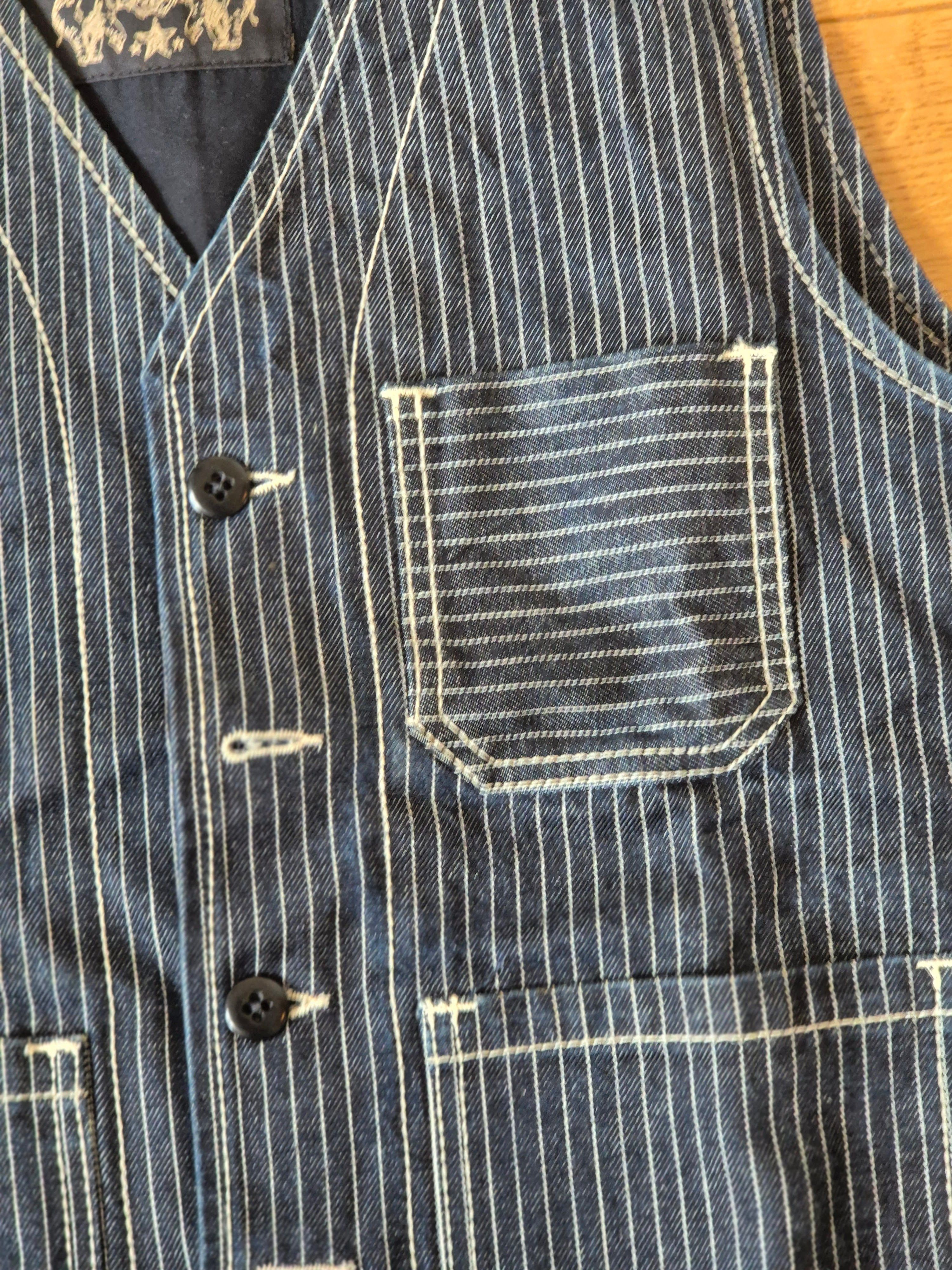 Pike Brothers Pike Brothers 1937 Roamer Vest Grey Wabash Size 44R - 3 Thumbnail