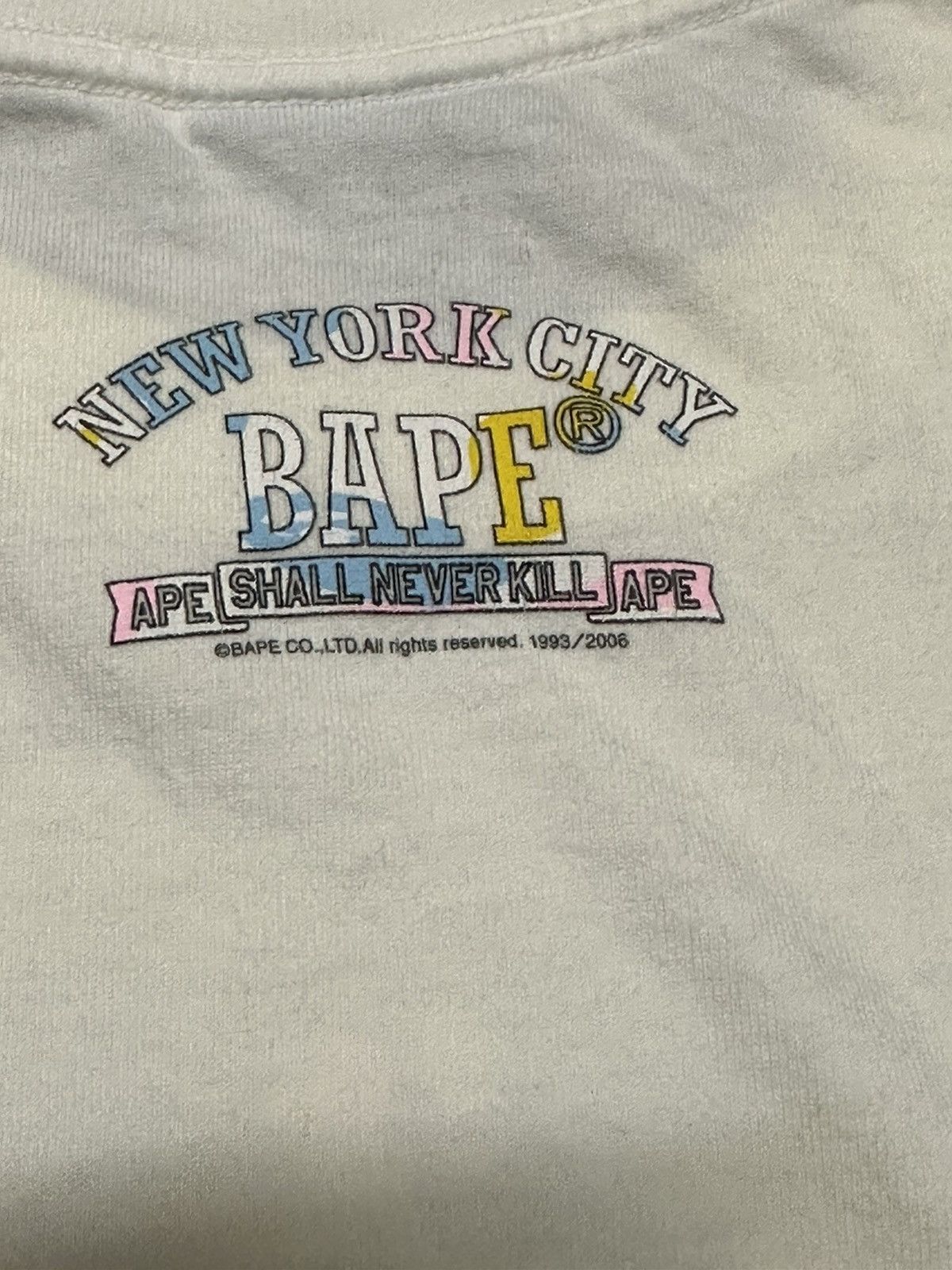 Bape Cotton Candy College Tee Size US L / EU 52-54 / 3 - 4 Thumbnail