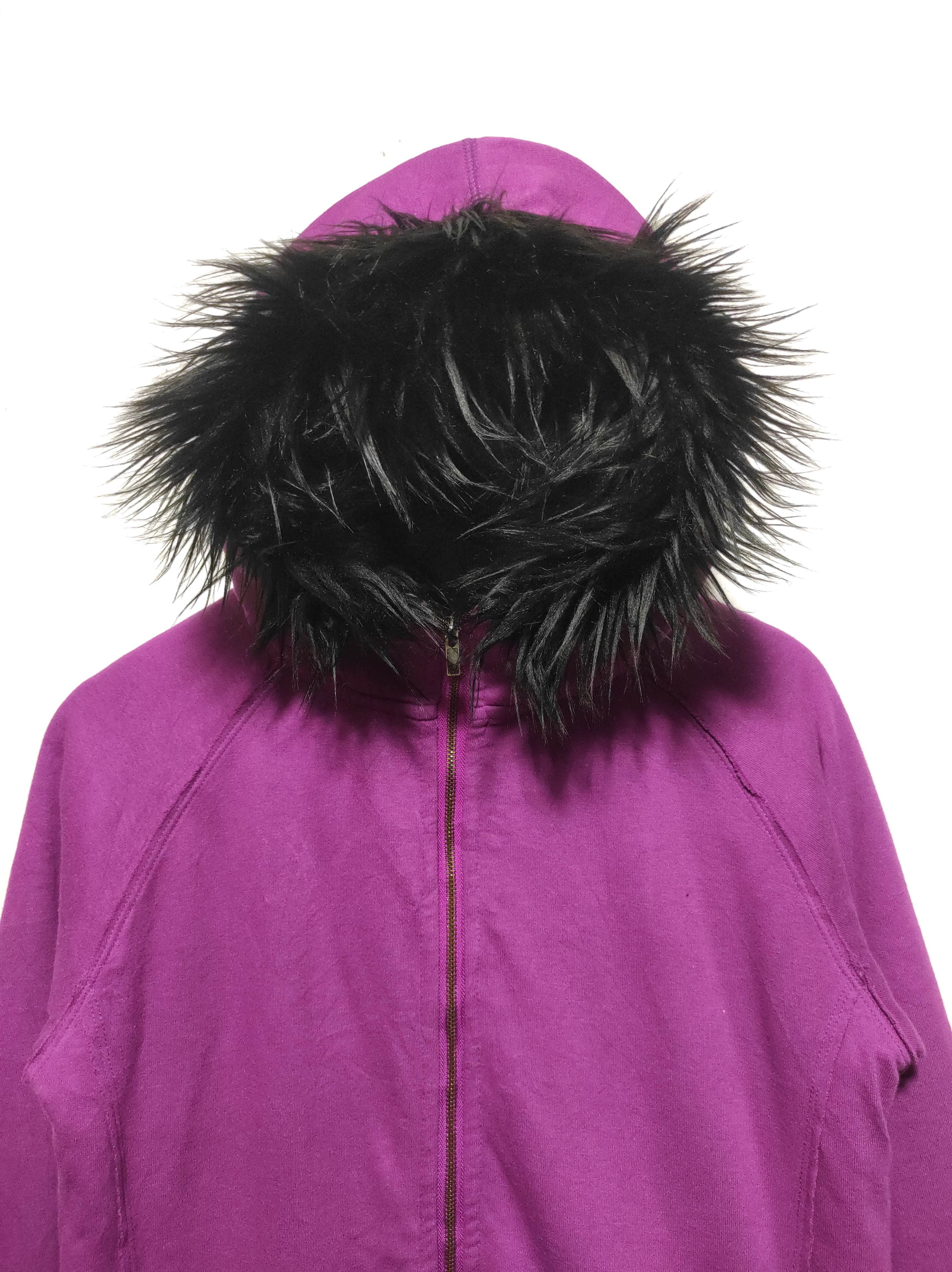 Japanese Brand Purple Sherpa Double Zipper Fur Hoodie lgb style Size M / US 6-8 / IT 42-44 - 4 Thumbnail