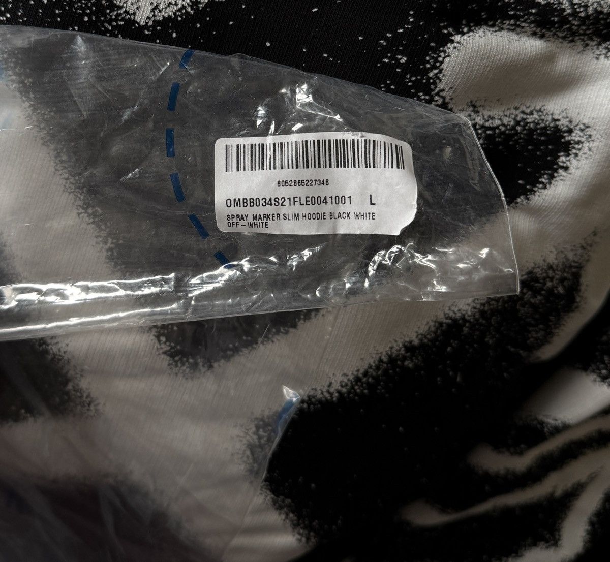 Off-White Off-White Spray Marker Slim Hoodie L Size US L / EU 52-54 / 3 - 8 Thumbnail