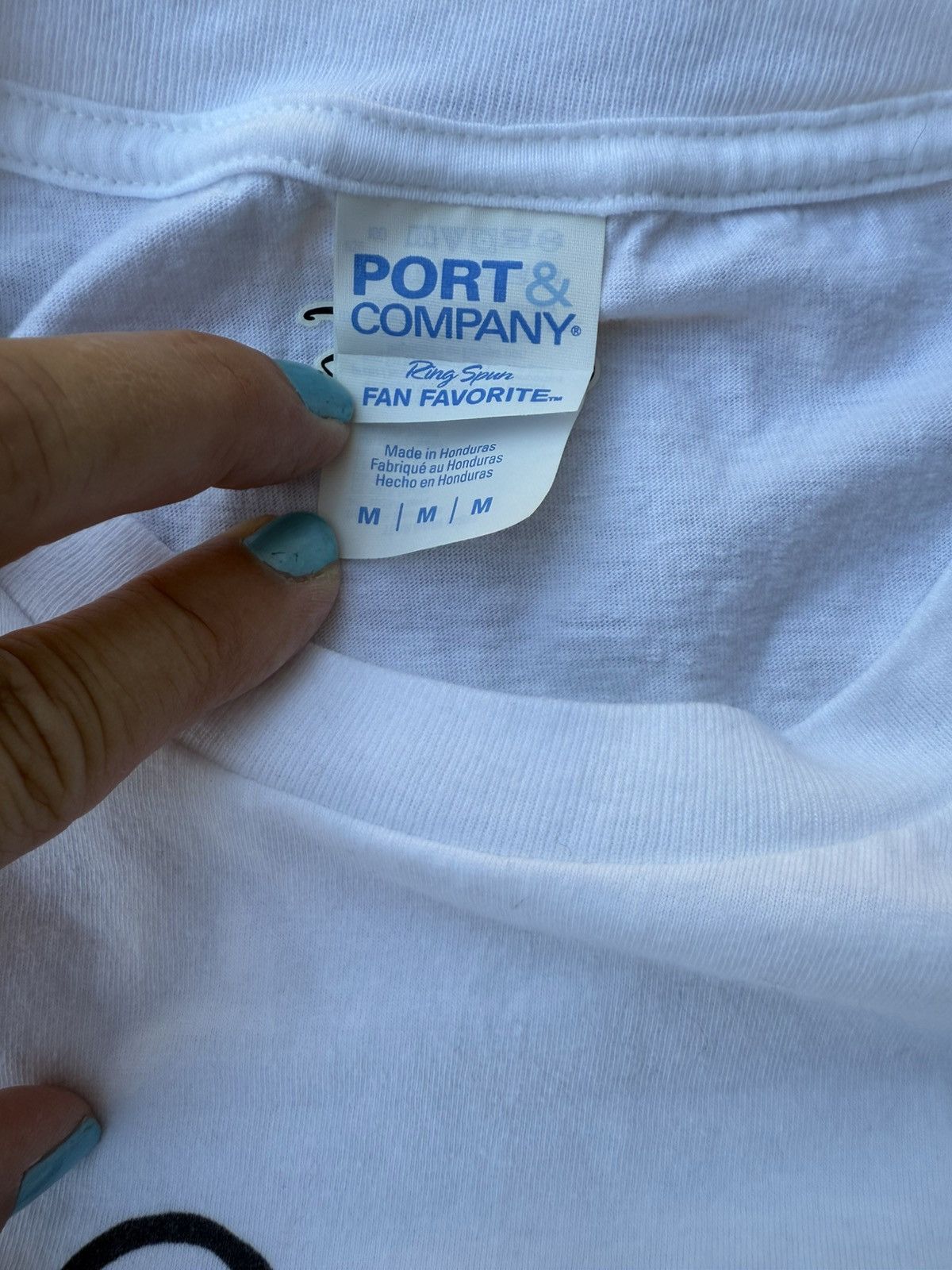 Disney Disney Winnie the Pooh Bear White T-Shirt Port & Co. Unisex Size US M / EU 48-50 / 2 - 6 Thumbnail