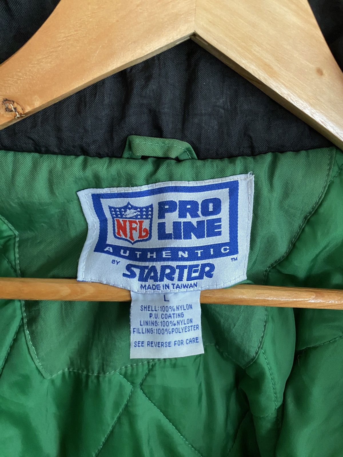 NFL Rare Vintage Starter NFL Team Jets New York Jacket 1990s Size US L / EU 52-54 / 3 - 11 Thumbnail