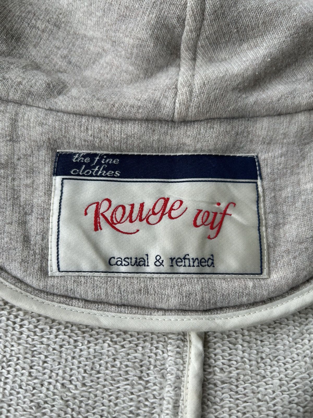 14th Addiction Rouge Vif Asymmetrical Zipper Hoodie Size US M / EU 48-50 / 2 - 6 Thumbnail