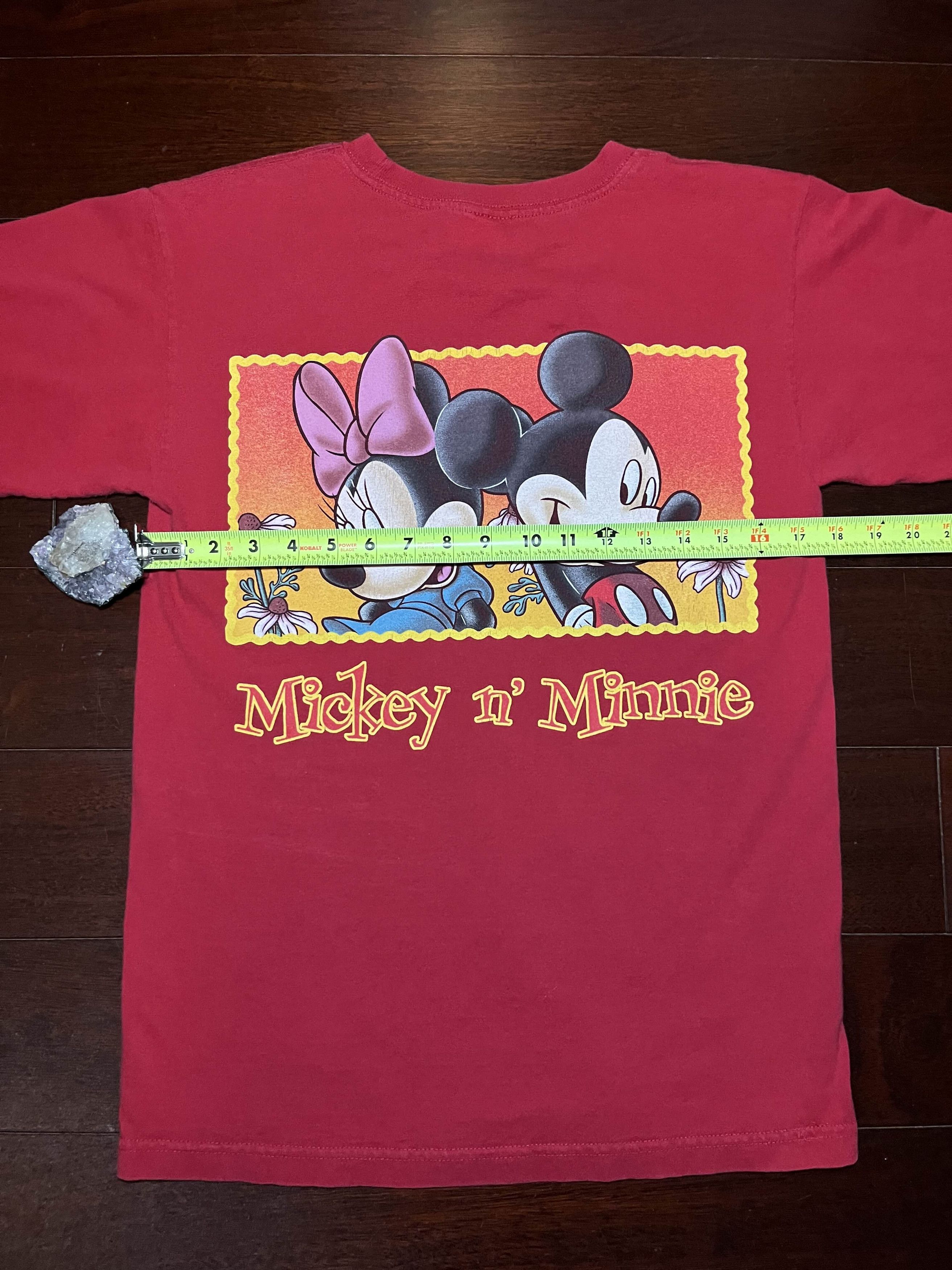 Disney × Mickey Mouse × Vintage Vintage 90s Mickey n' Minnie Disney Tee Size US S / EU 44-46 / 1 - 9 Thumbnail