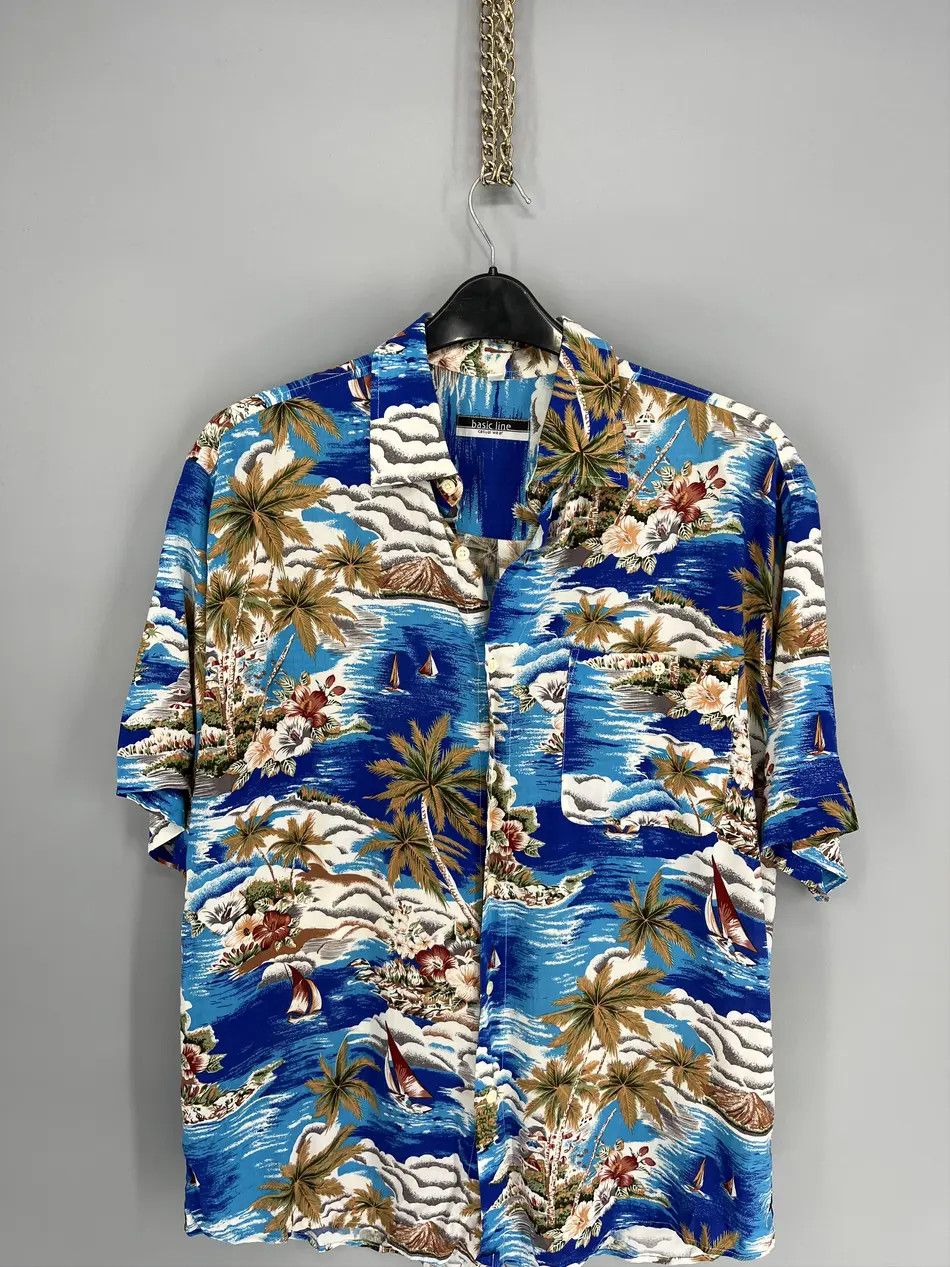 Vintage Vintage Y2K Art Streetwear Hawaiian Travis Scott style Size US XL / EU 56 / 4 - 6 Thumbnail
