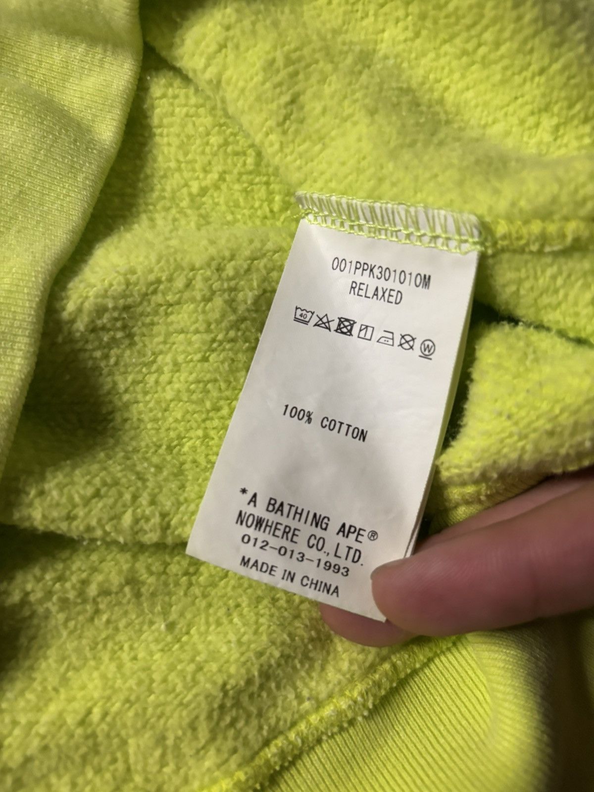 Bape Bape Green Pullover Hoodie Size US L / EU 52-54 / 3 - 13 Thumbnail
