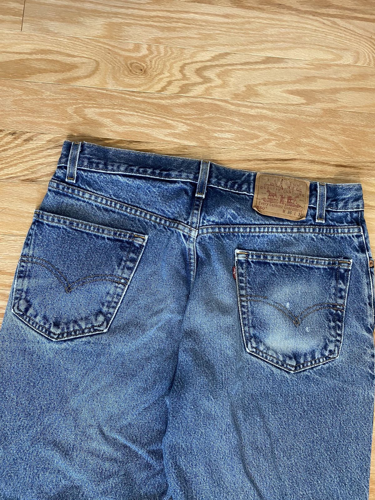 Levi's × Vintage Levi’s 550 Baggy Vintage Faded Jeans Size US 36 / EU 52 - 5 Thumbnail